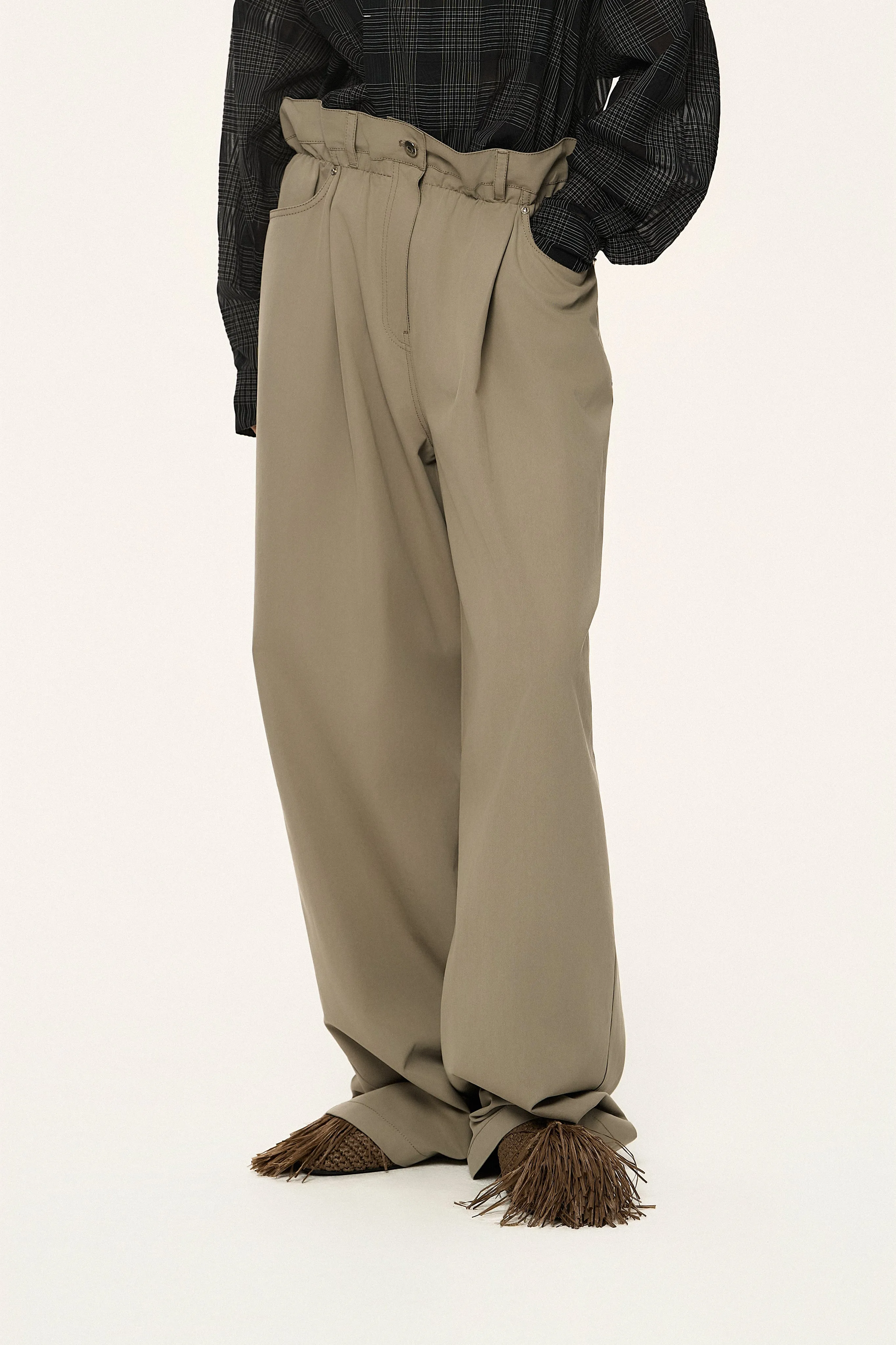 Draped Waist Pants sold by SYSTEM product image thumbnail 4