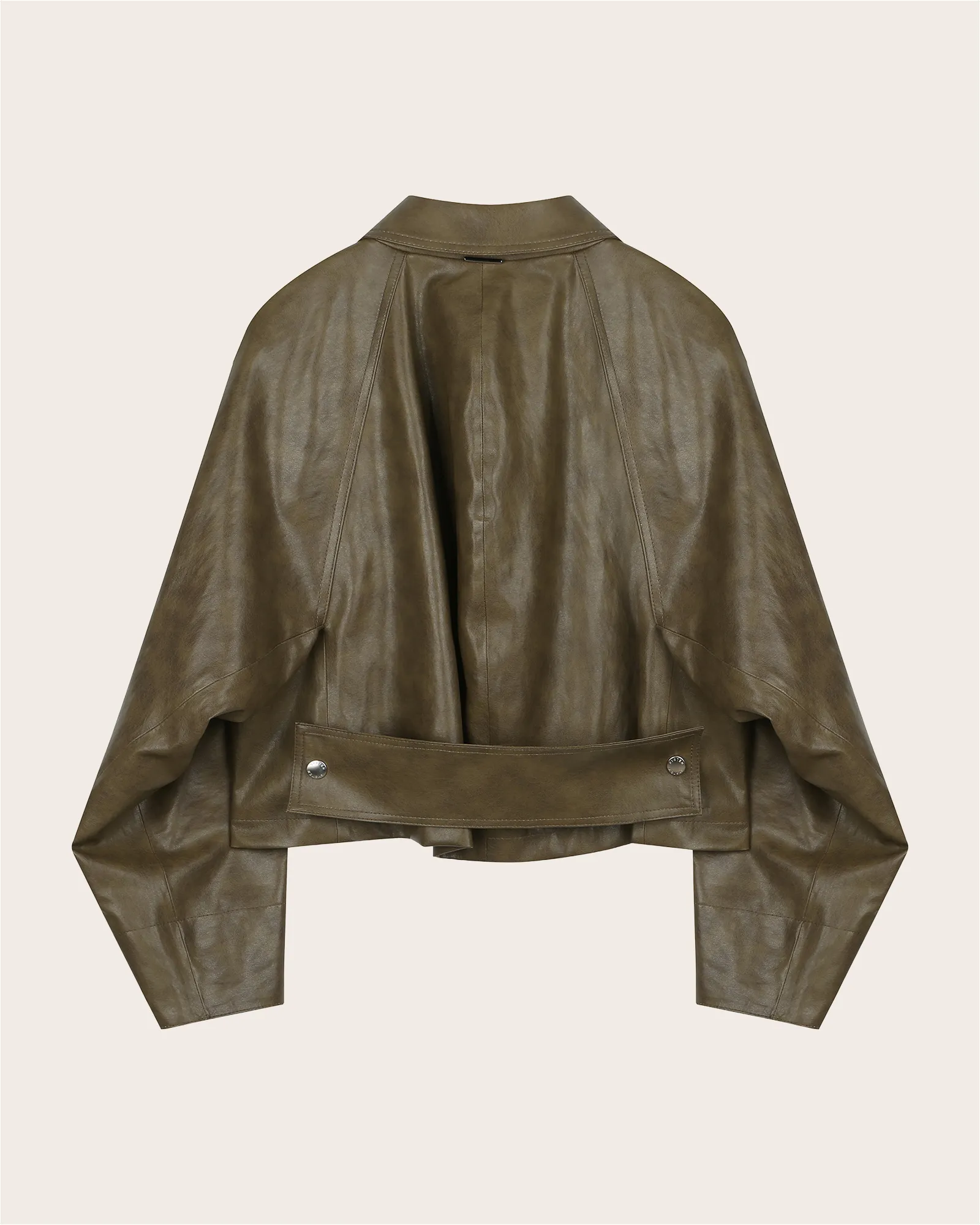 Tie-Waist Coated Jacket sold by SYSTEM product image thumbnail 3
