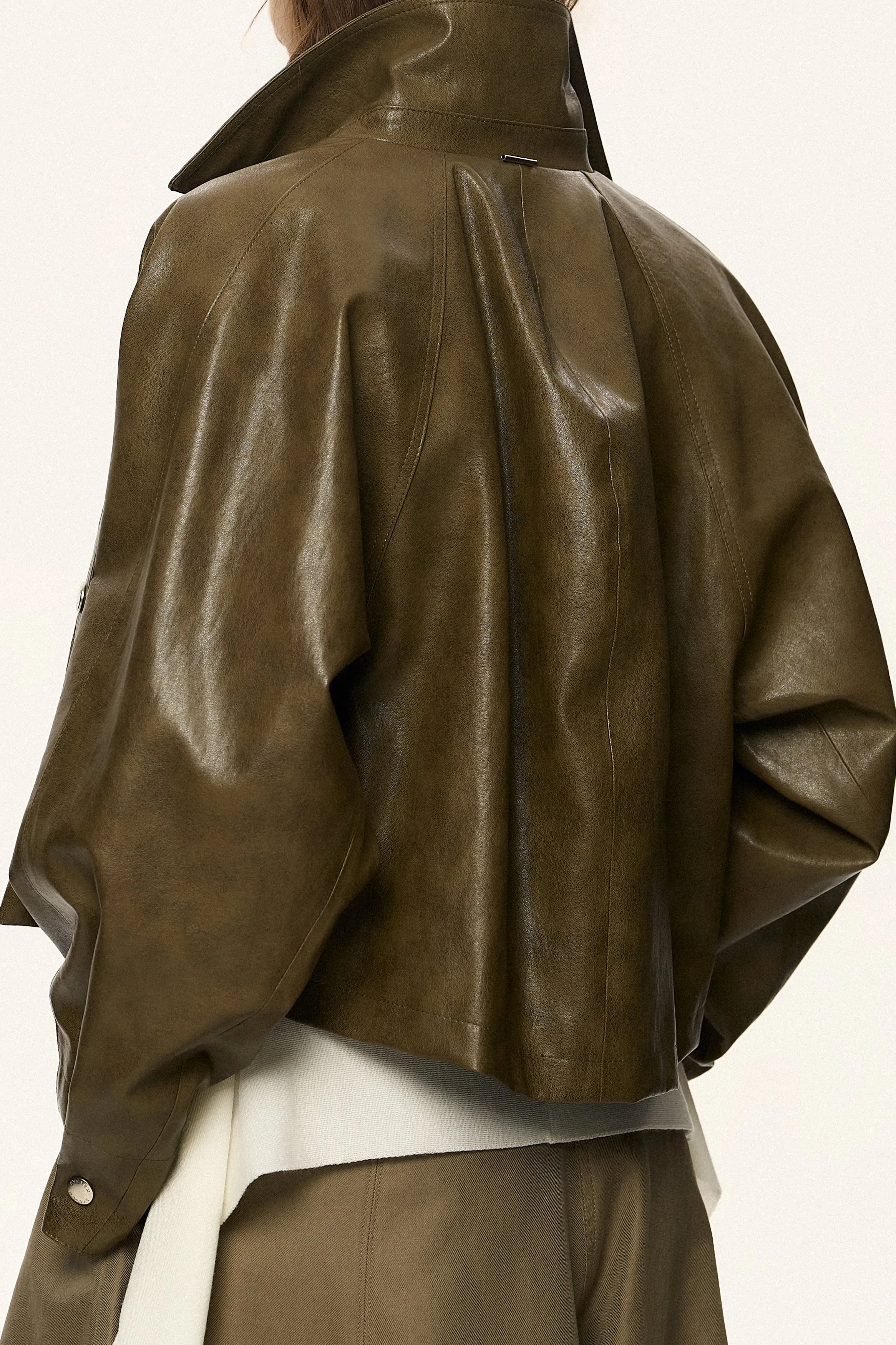 Tie-Waist Coated Jacket sold by SYSTEM product image thumbnail 5