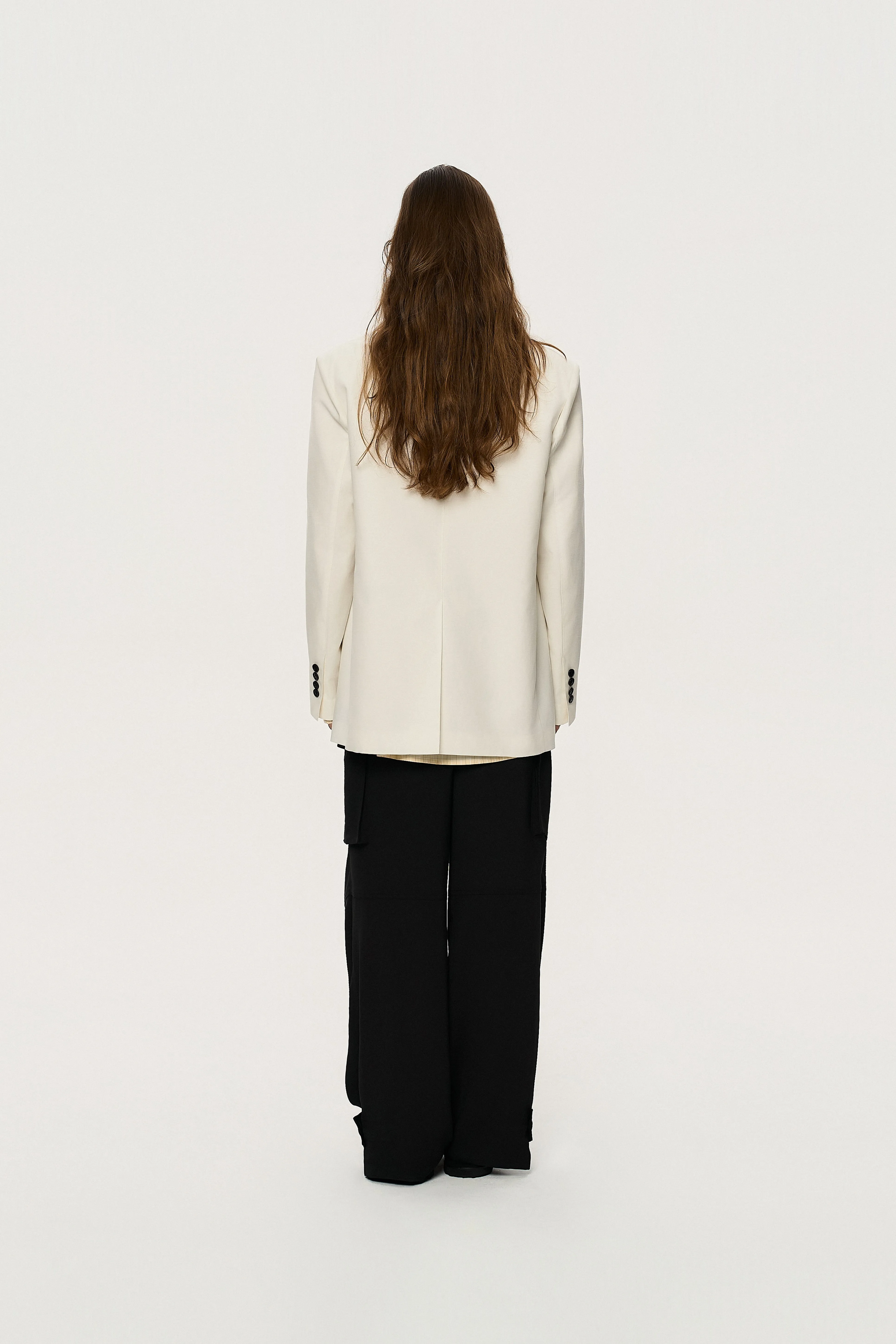 Linen Structured Blazer sold by SYSTEM product image thumbnail 2