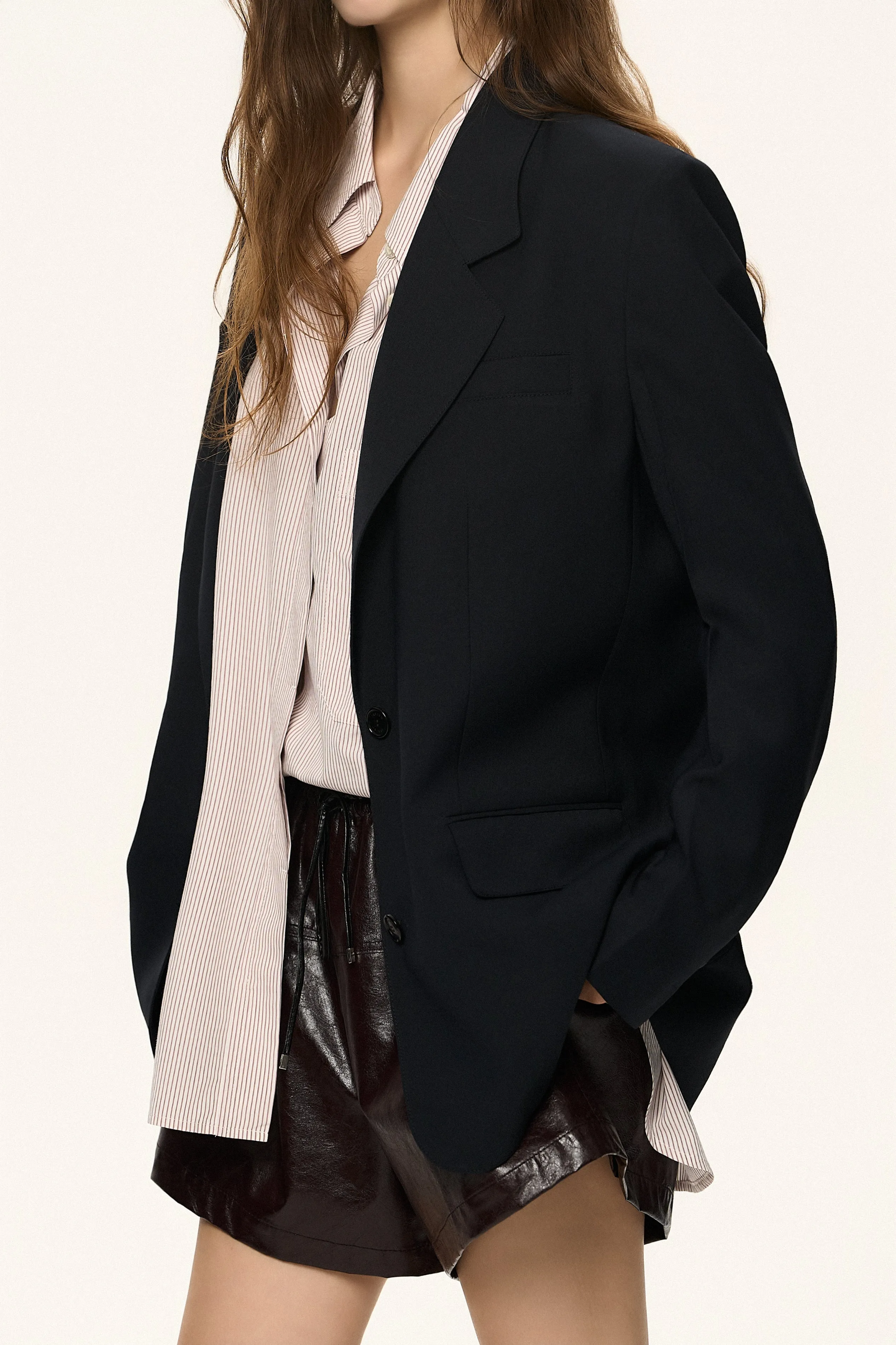 Airy Structured Blazer sold by SYSTEM product image thumbnail 4