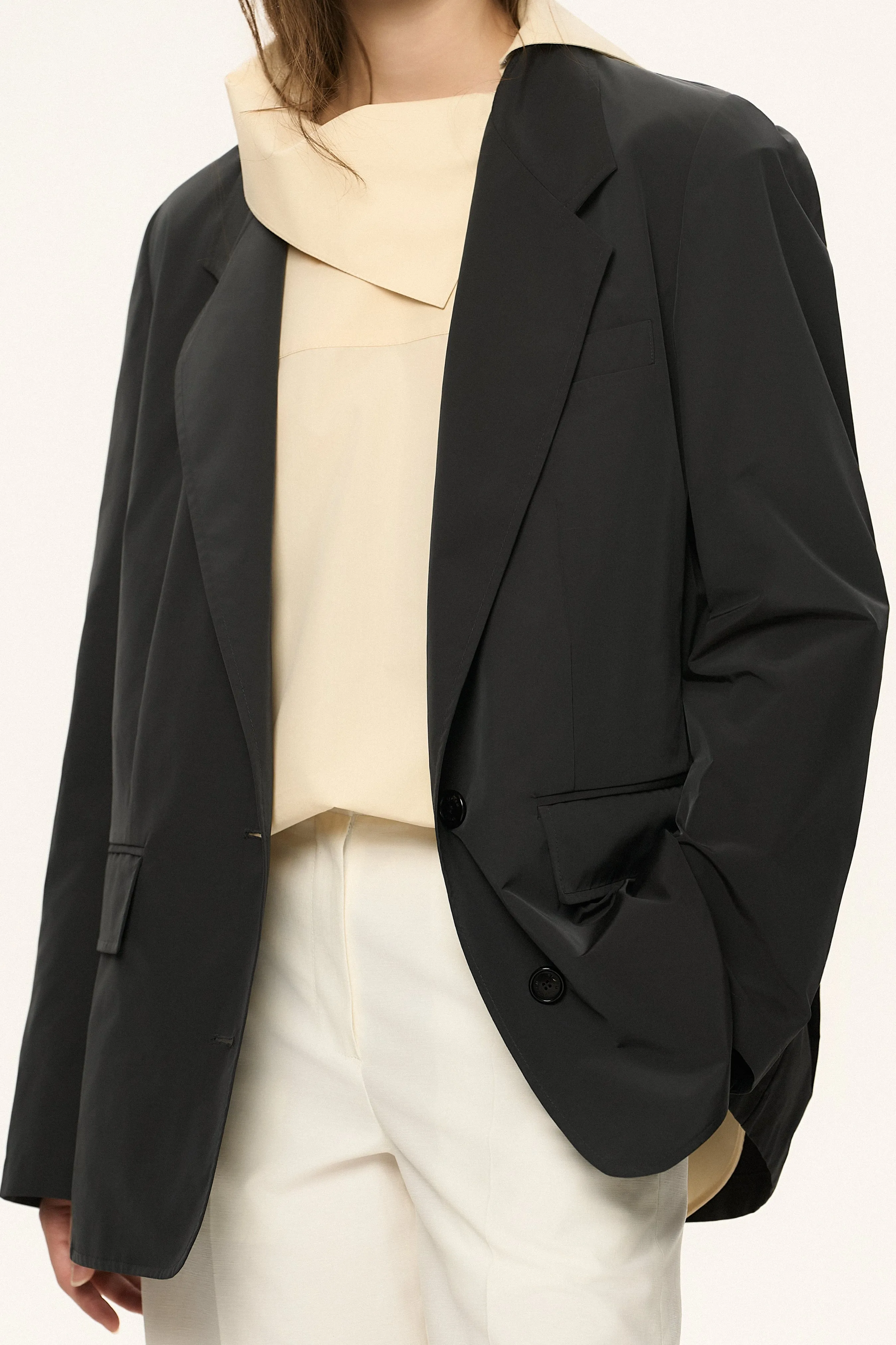 Airy Tailored Jacket sold by SYSTEM product image thumbnail 4