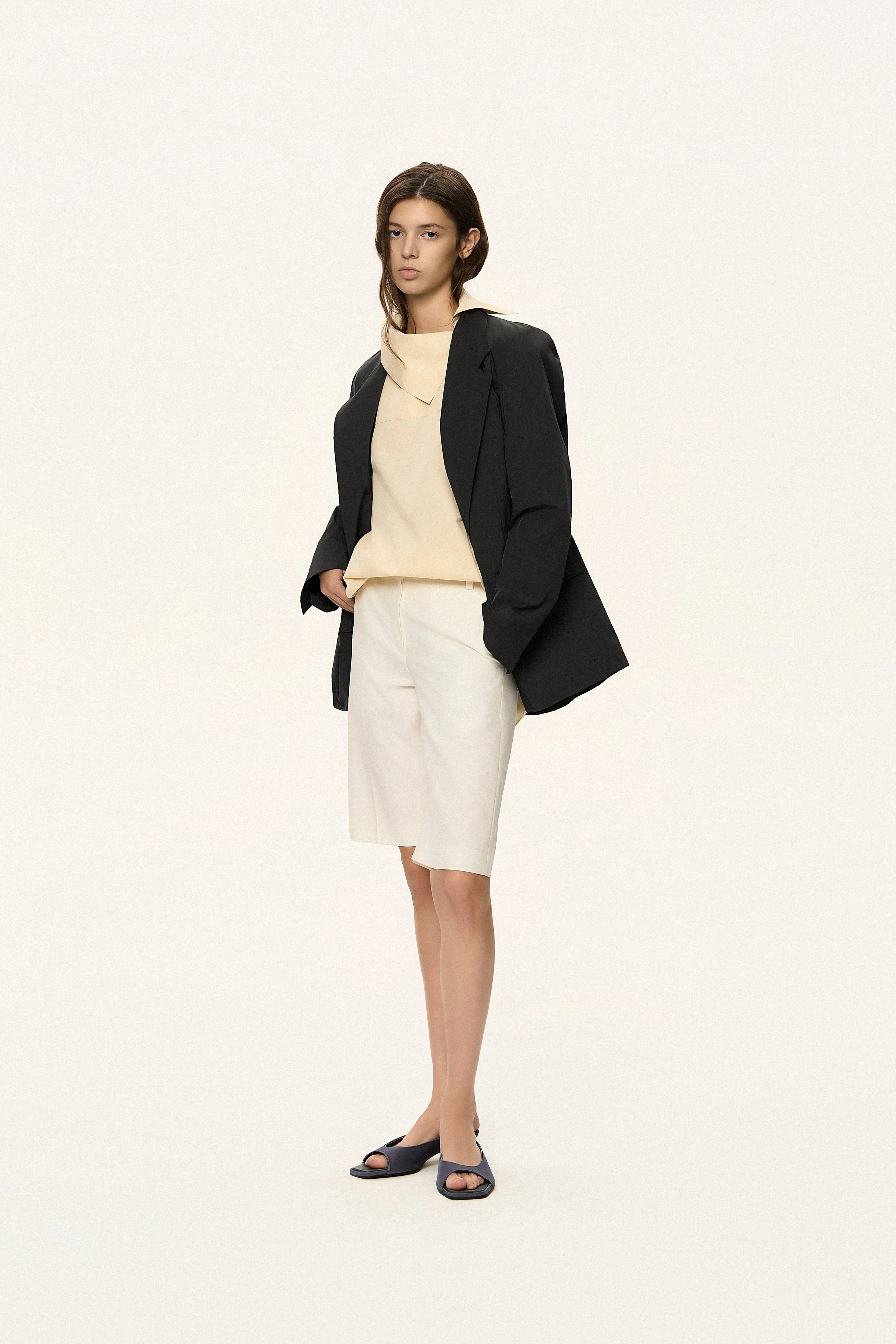 Airy Tailored Jacket sold by SYSTEM