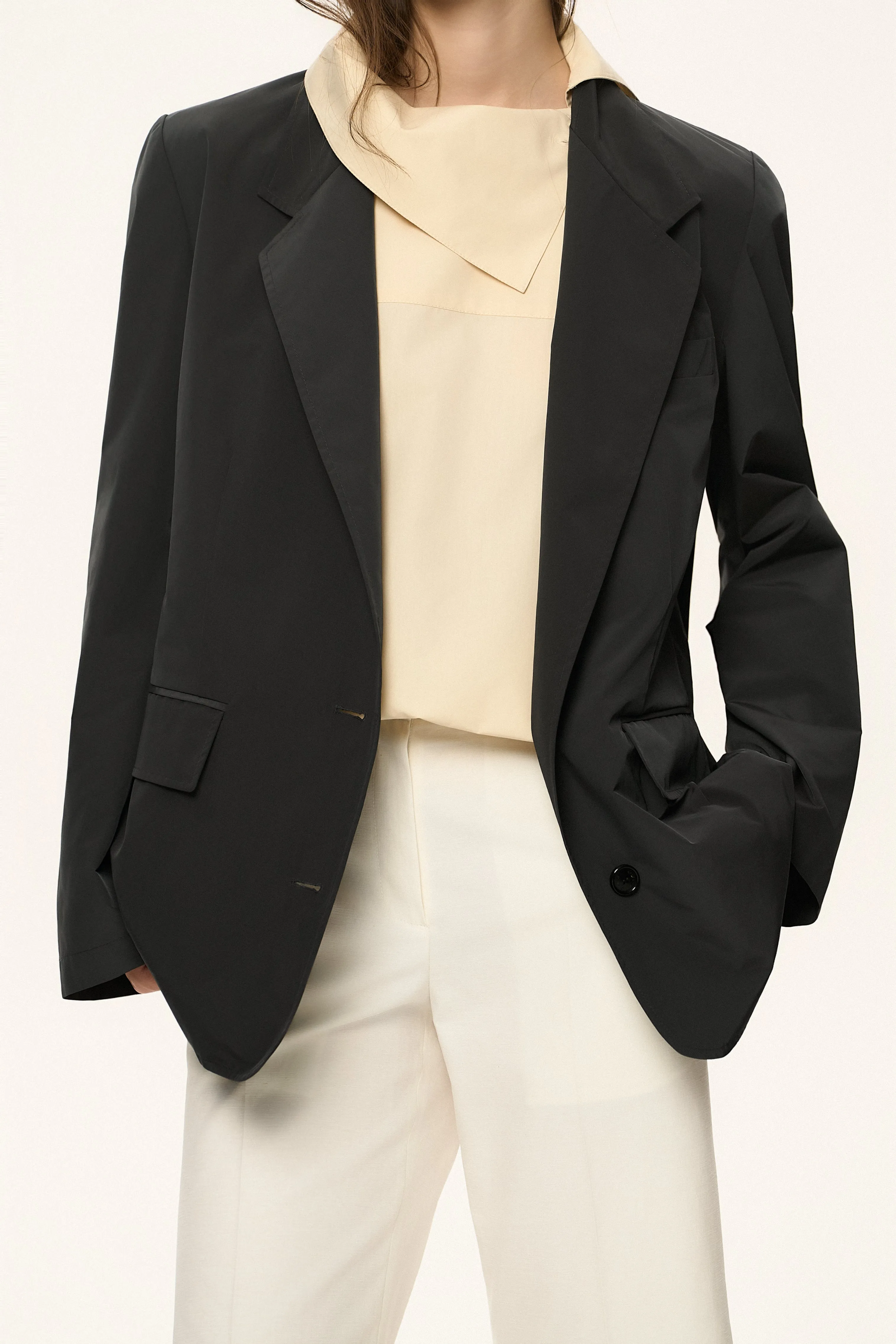 Airy Tailored Jacket sold by SYSTEM product image thumbnail 3