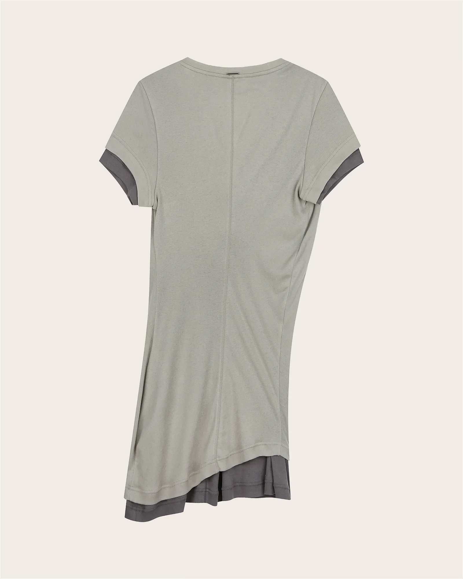 Twist Detail Layered T-Shirt sold by SYSTEM product image thumbnail 3