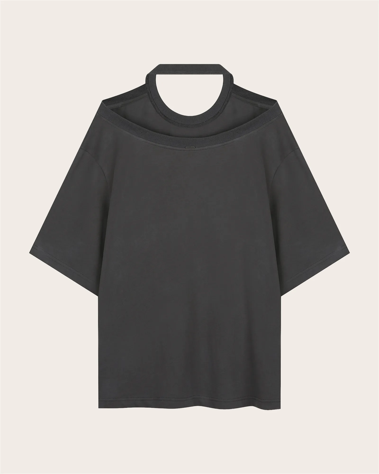 Convertible Halter Neck T-Shirt sold by SYSTEM product image thumbnail 3