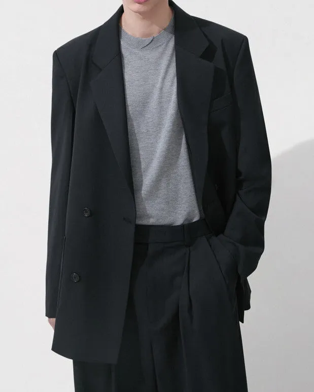 Double-Breasted Jacket sold by SYSTEM