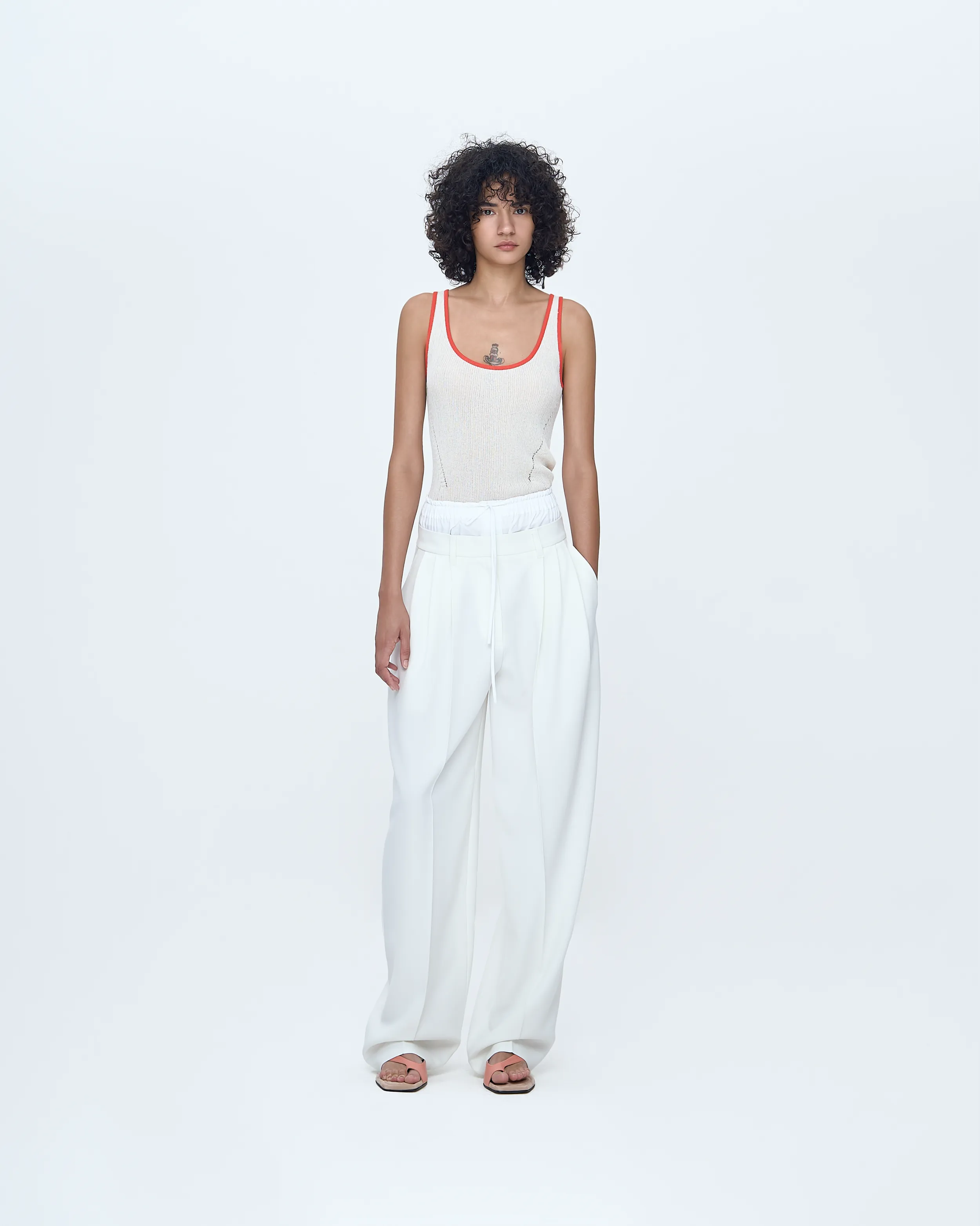 Color Combo Sleeveless Knit Top sold by SYSTEM product image thumbnail 2