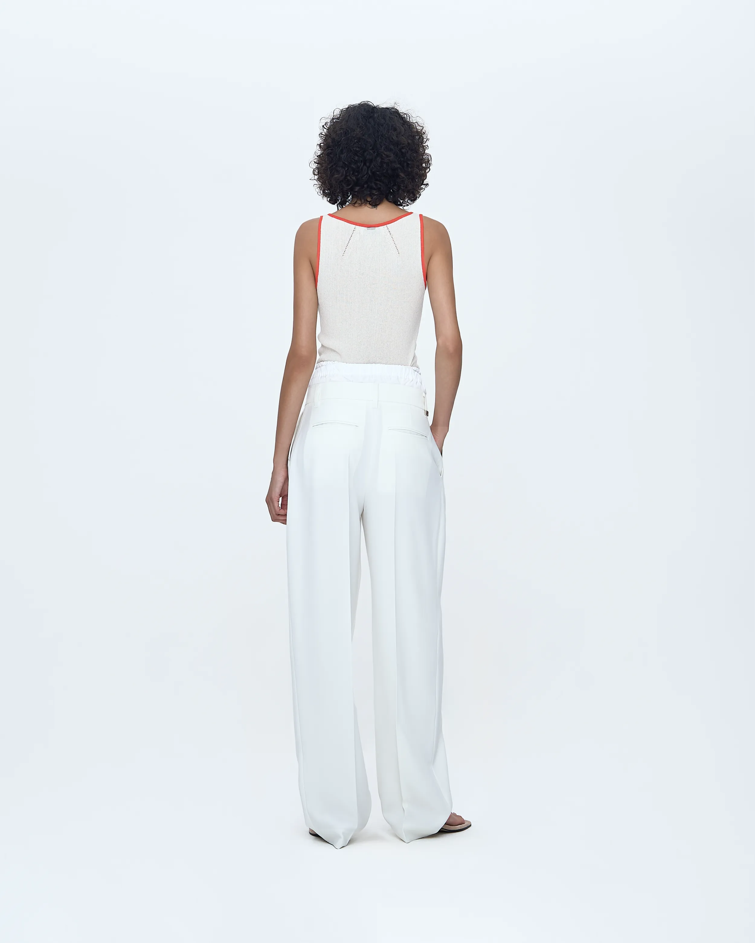 Color Combo Sleeveless Knit Top sold by SYSTEM product image thumbnail 4