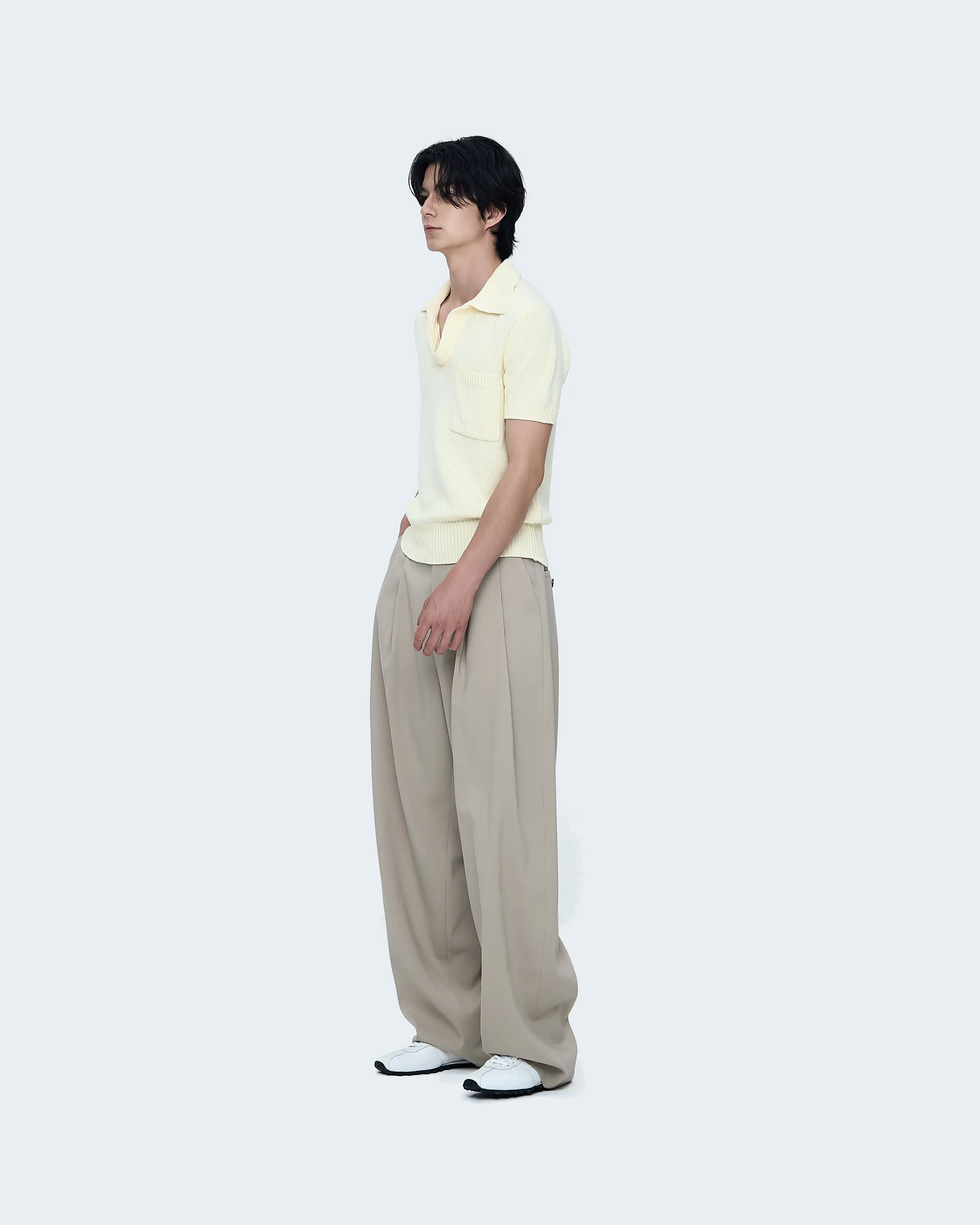 Short-Sleeve Collared Top sold by SYSTEM product image thumbnail 2