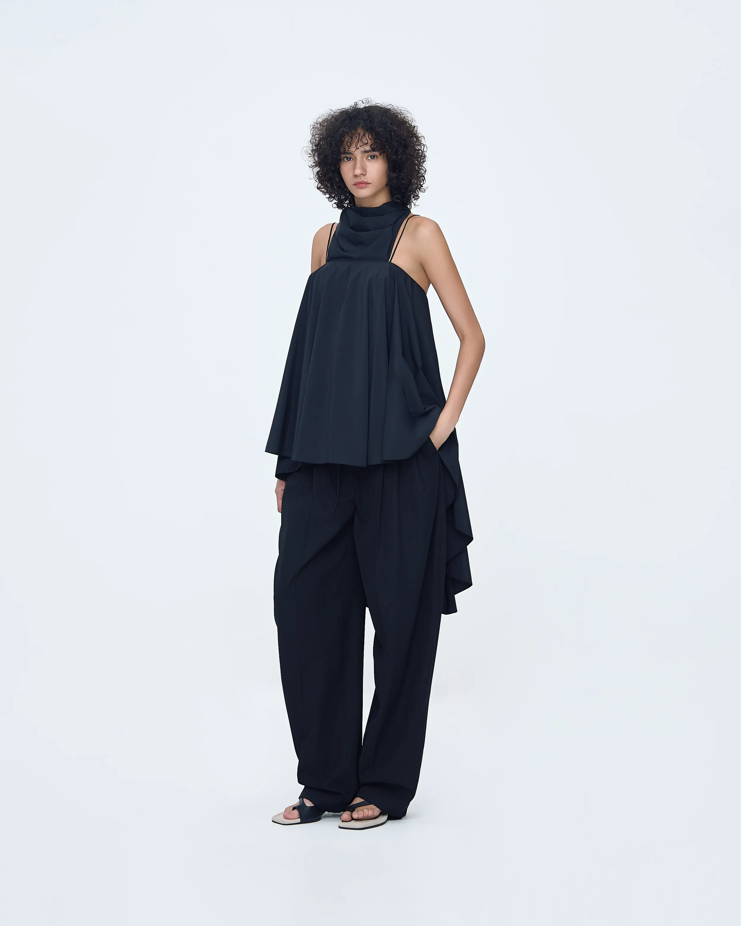 Flowy Fluid Sleeveless Top sold by SYSTEM product image thumbnail 5