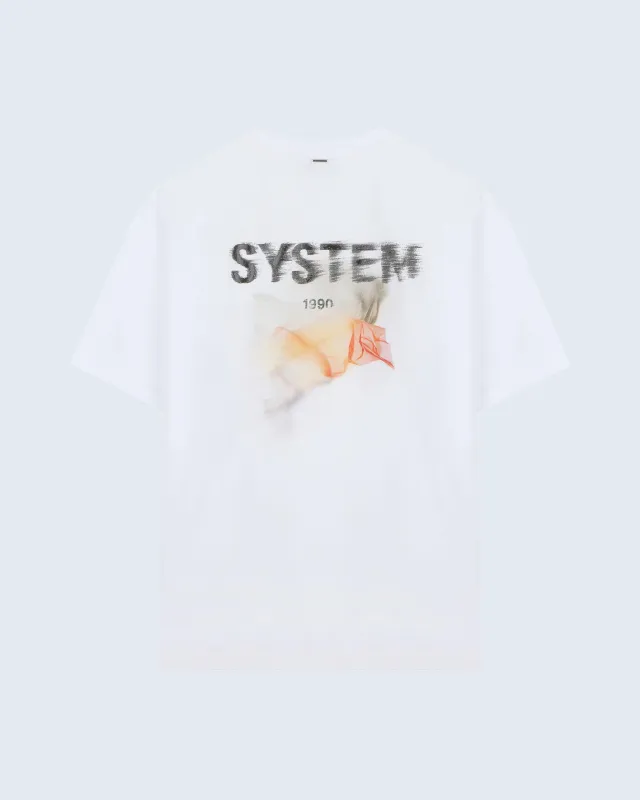 T-Shirt With “Flying Fabric” Logo made by SYSTEM