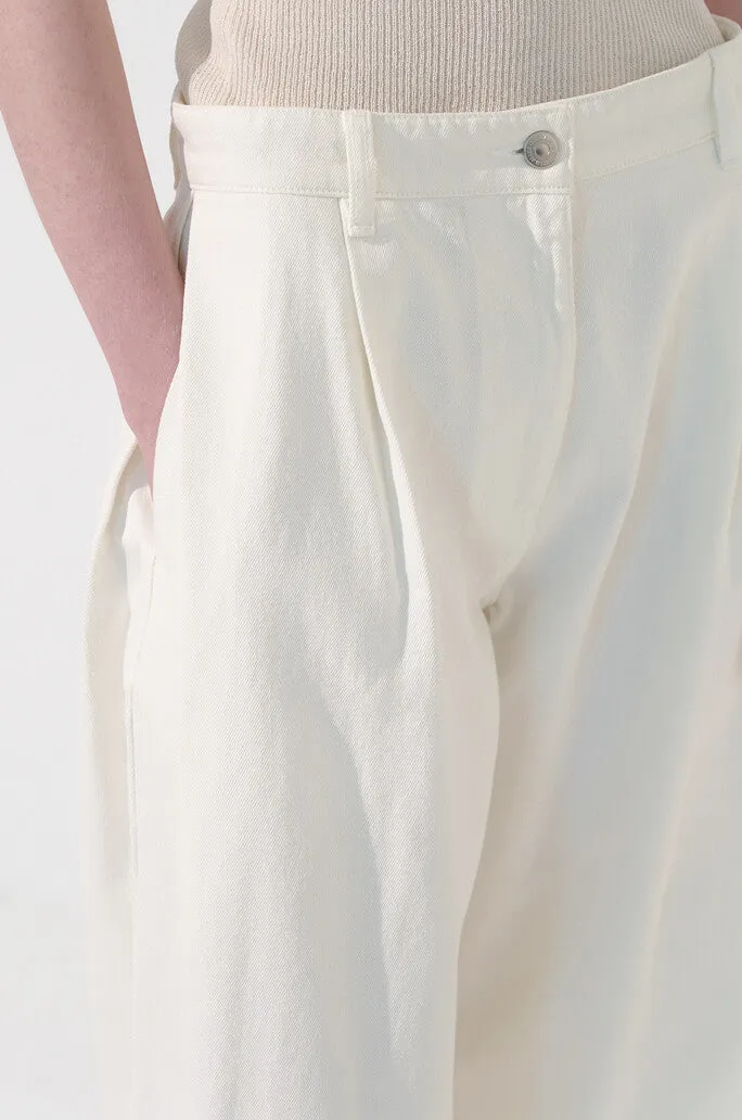 Wide-Fit Fluid Denim Pants sold by SYSTEM product image thumbnail 4