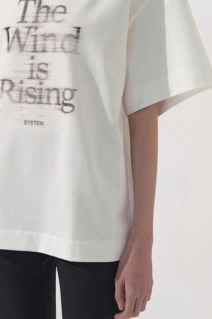 Caption T-Shirt sold by SYSTEM product image thumbnail 4