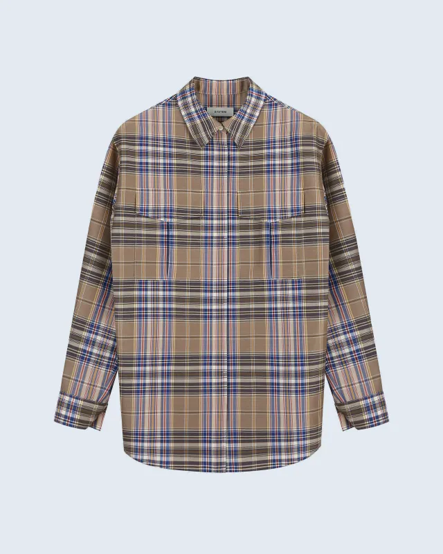 Check Shirt made by SYSTEM