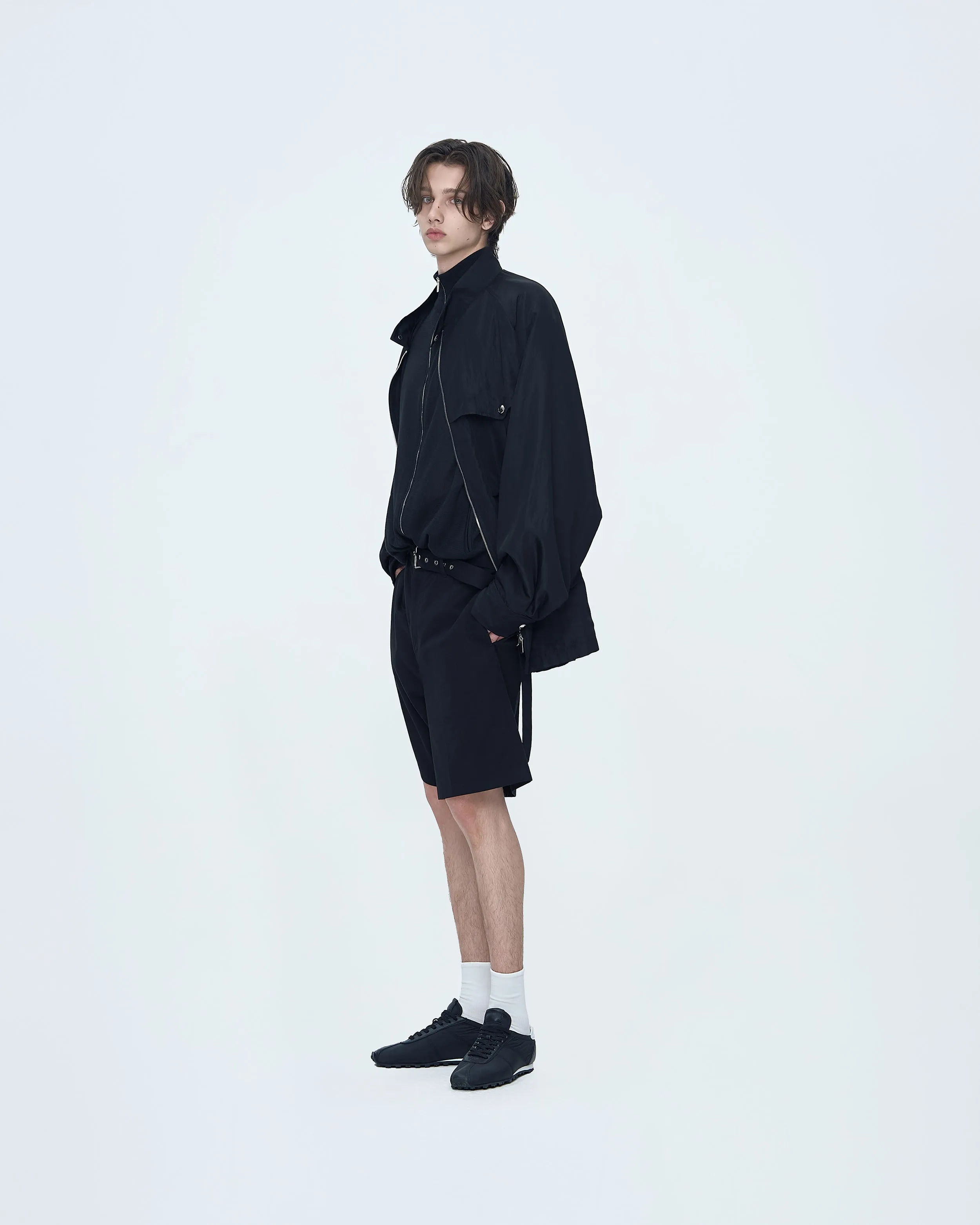 Black Military Jacket sold by SYSTEM product image thumbnail 3