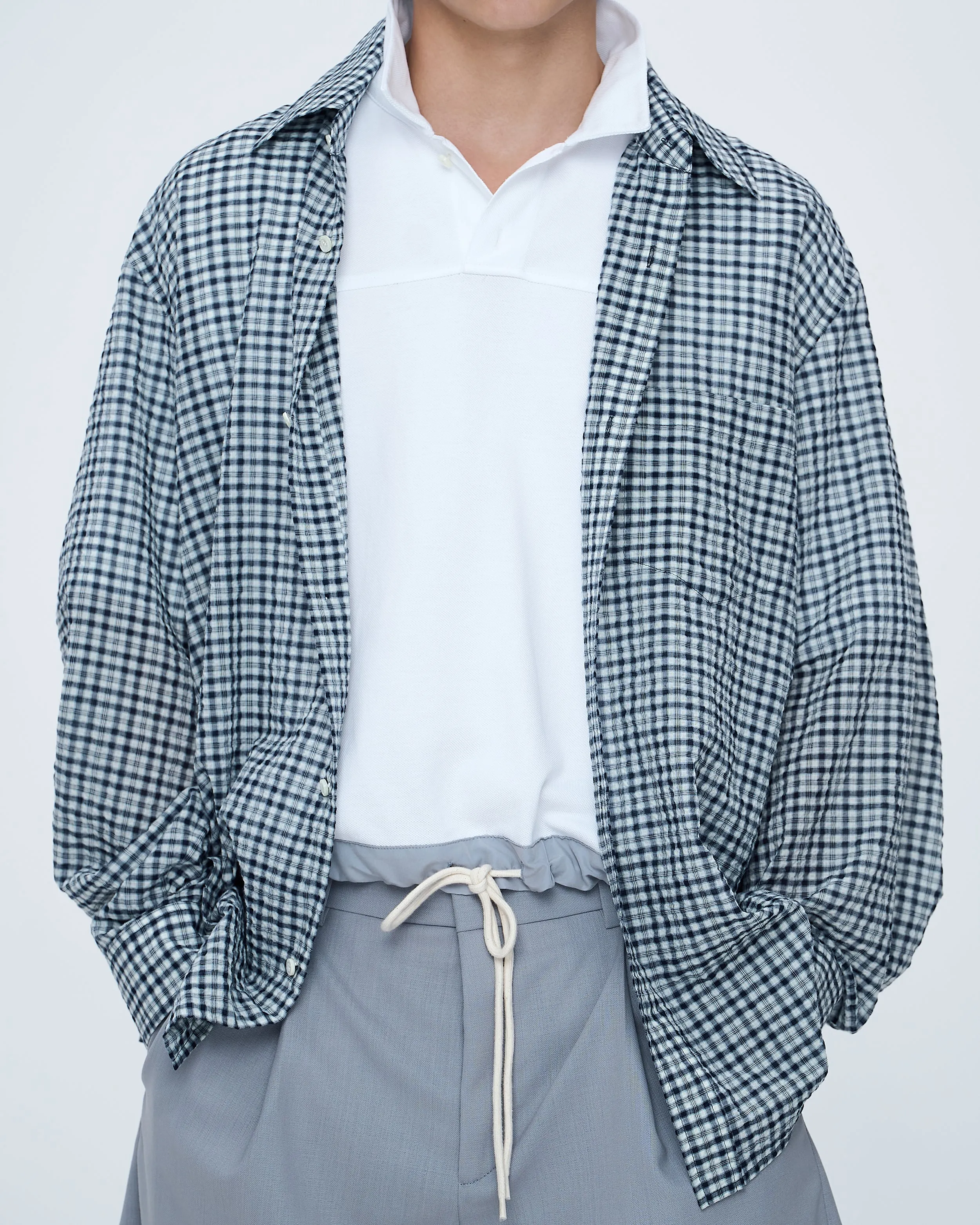 Small-Check Shirt sold by SYSTEM product image thumbnail 4
