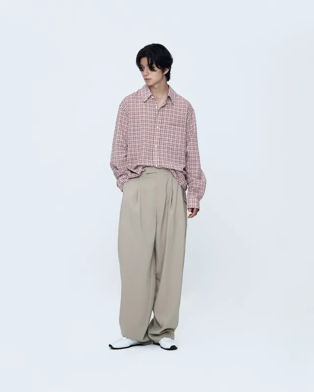 Small-Check Shirt made by SYSTEM