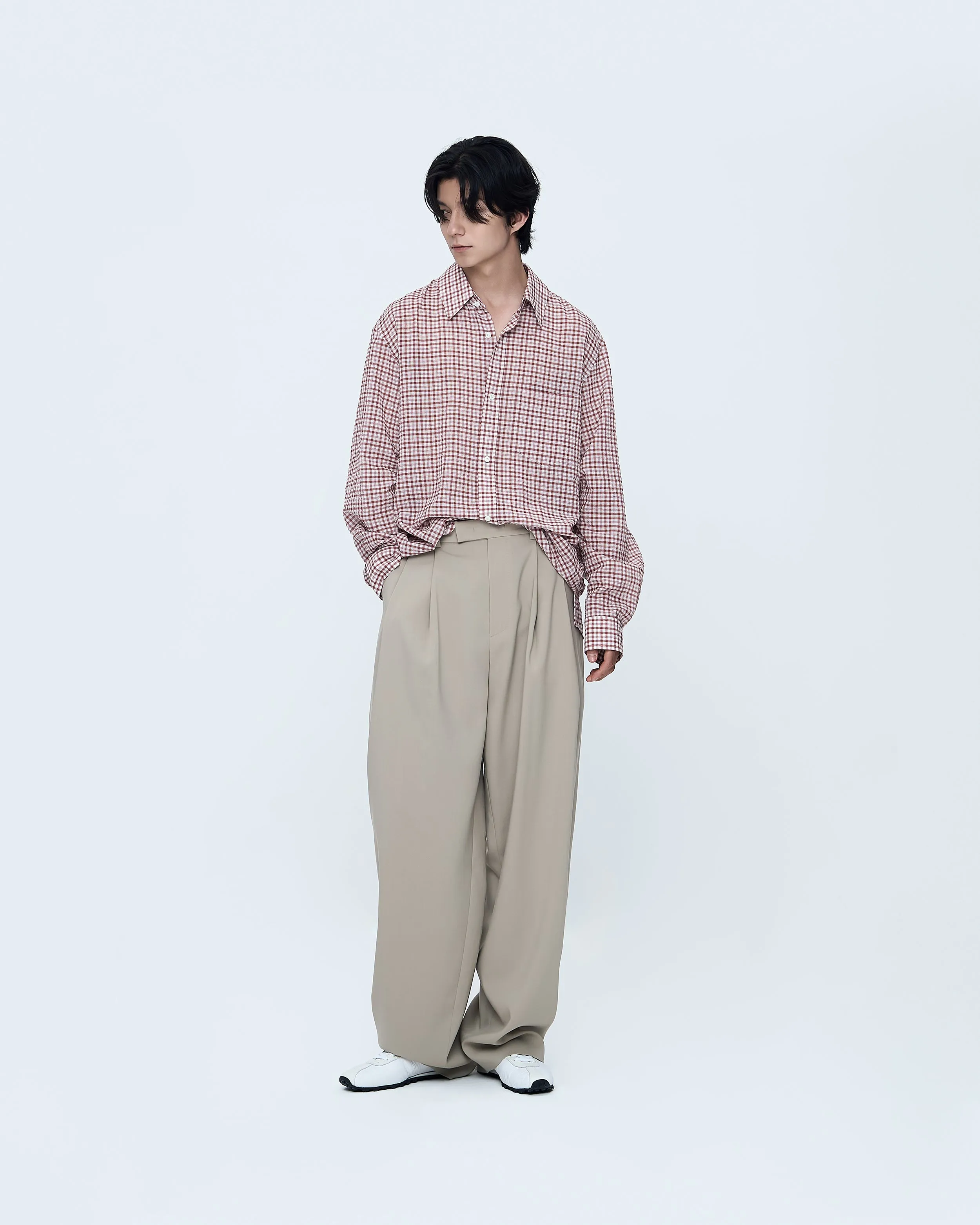Small-Check Shirt sold by SYSTEM