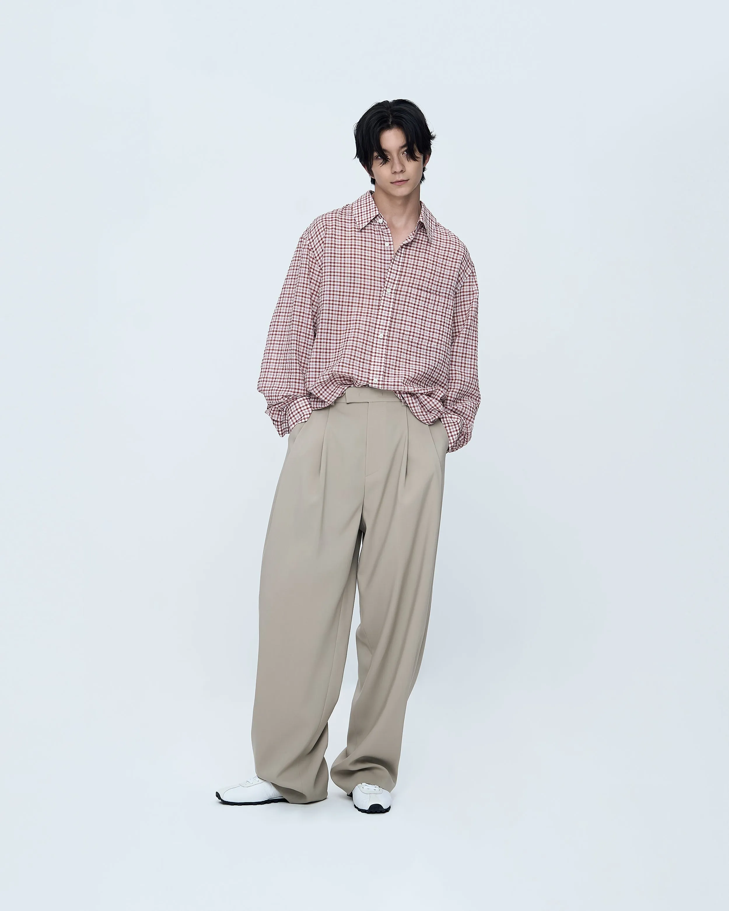 Small-Check Shirt sold by SYSTEM product image thumbnail 3