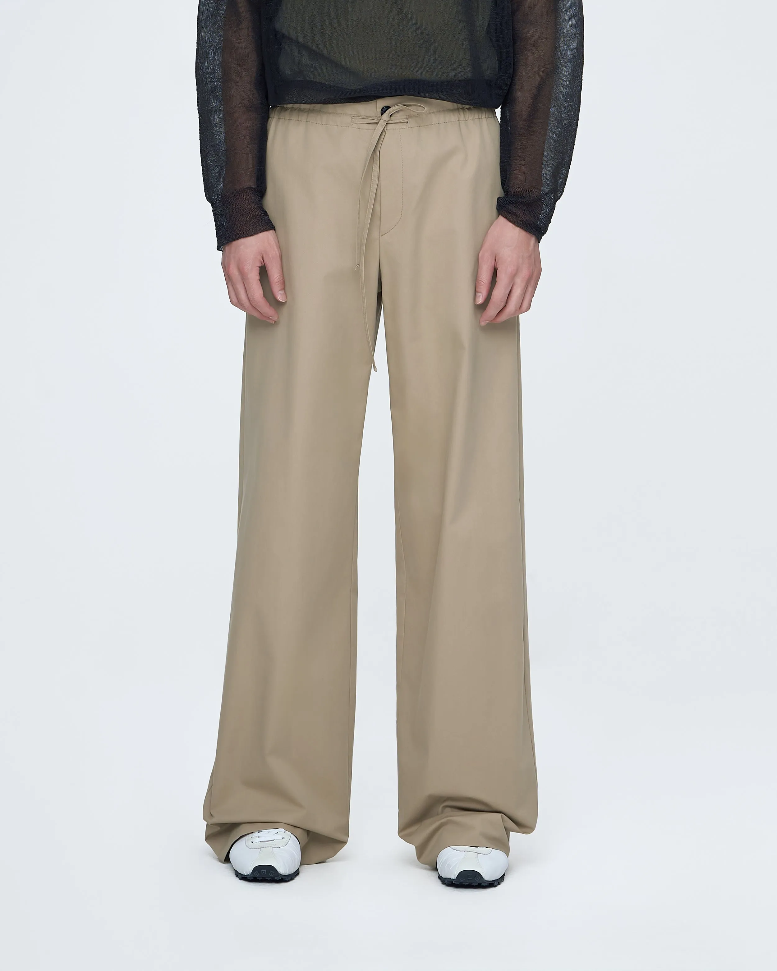 Cotton Pants With Waist Tie sold by SYSTEM product image thumbnail 4