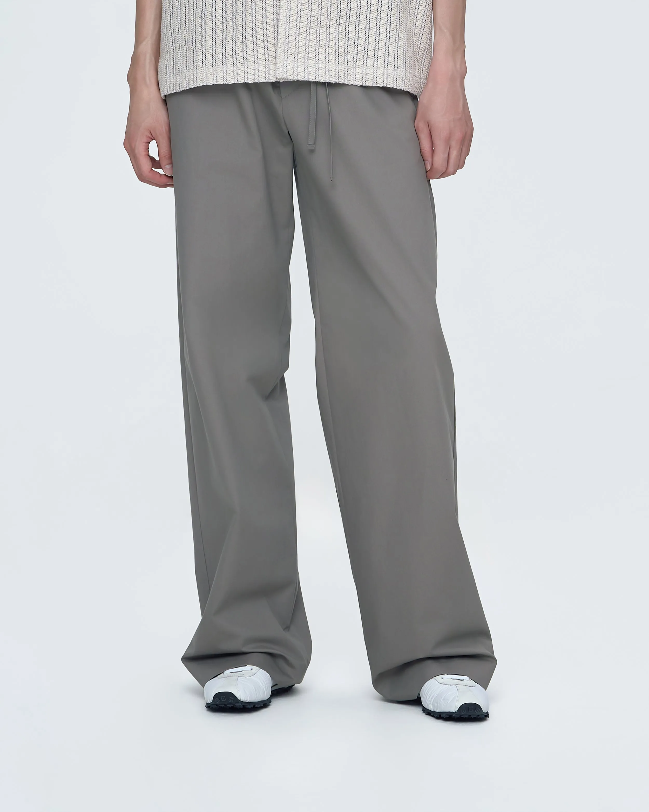 Cotton Pants With Waist Tie sold by SYSTEM product image thumbnail 4