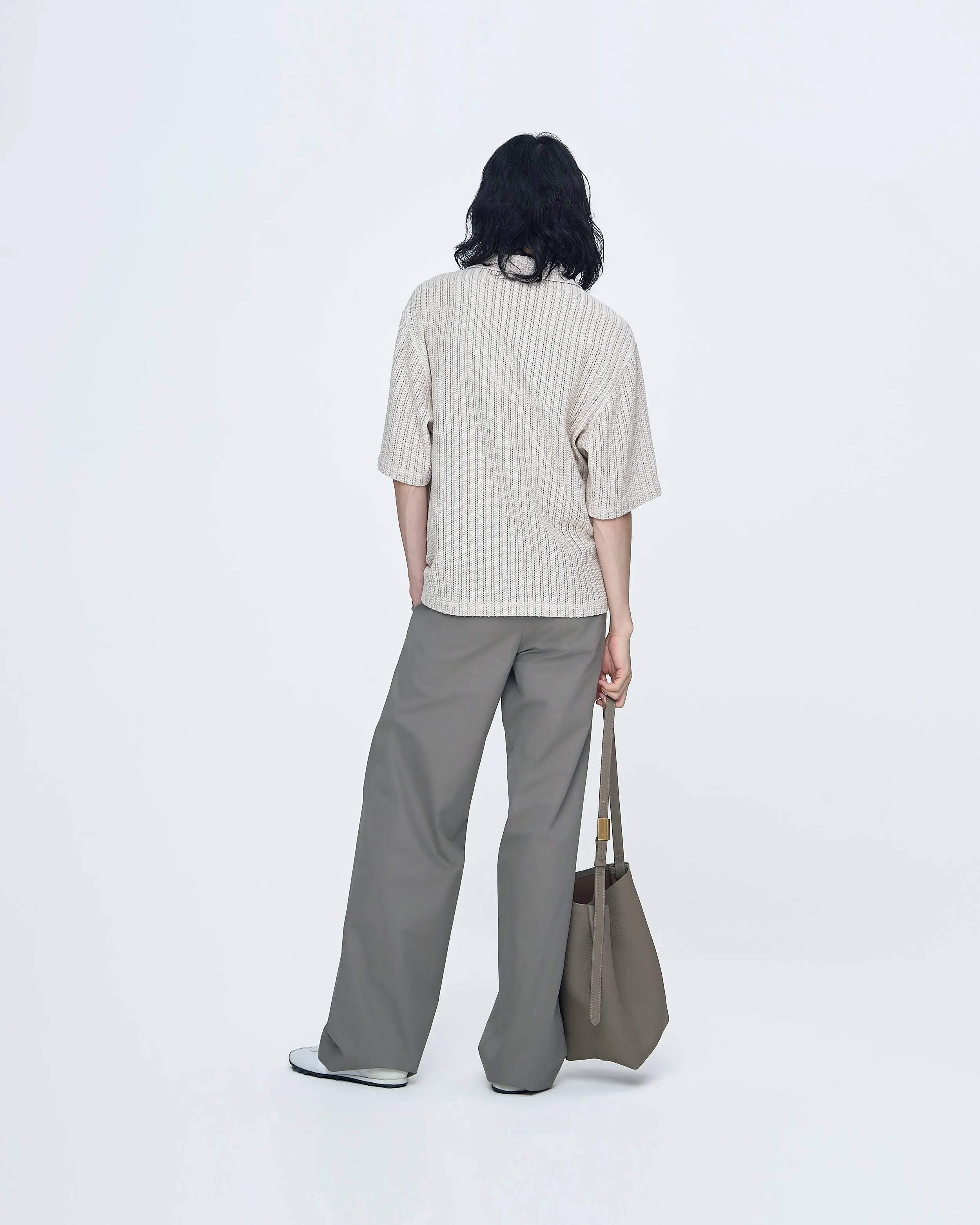 Cotton Pants With Waist Tie sold by SYSTEM product image thumbnail 2