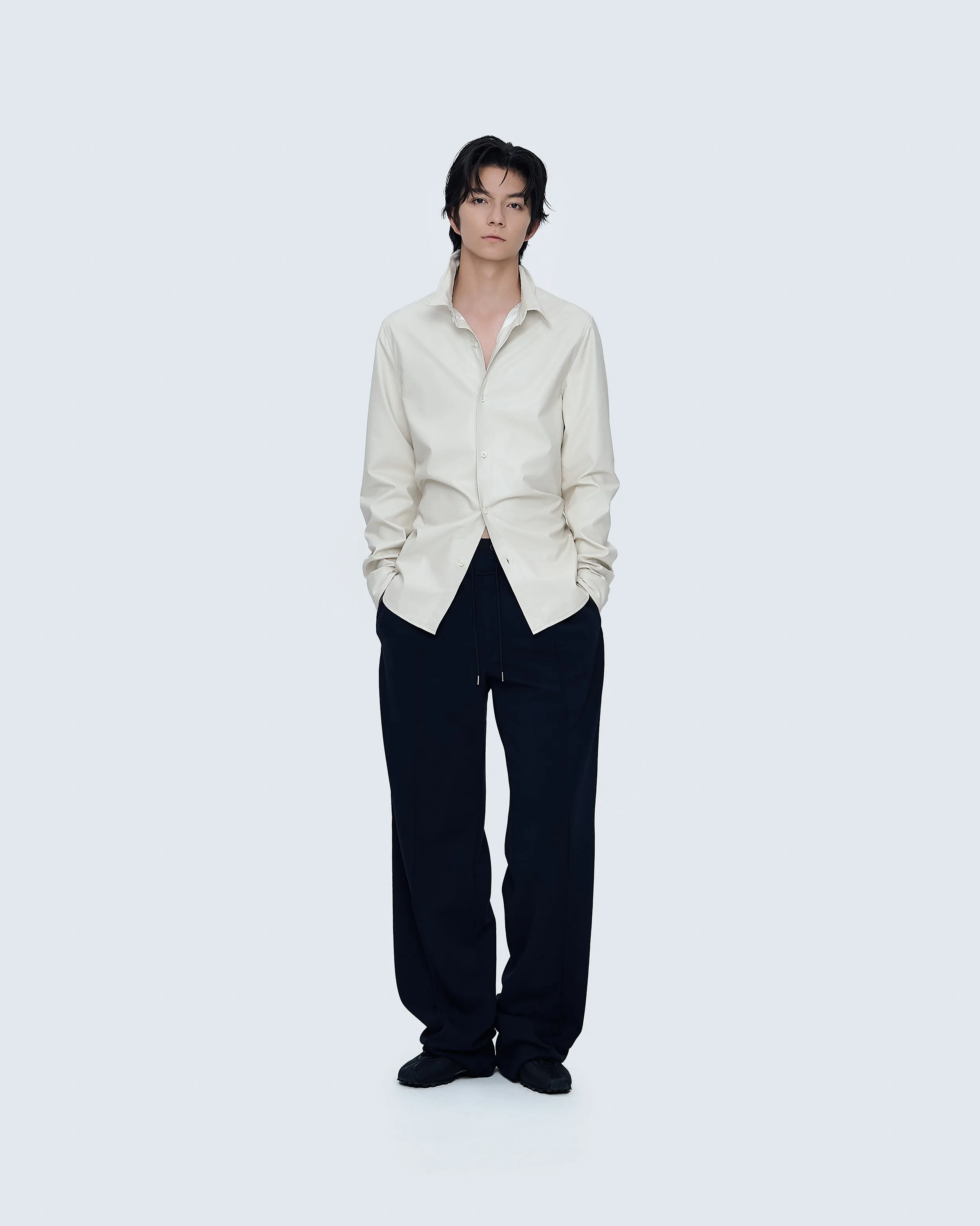 Wire Collar Coated Shirt sold by SYSTEM product image thumbnail 3
