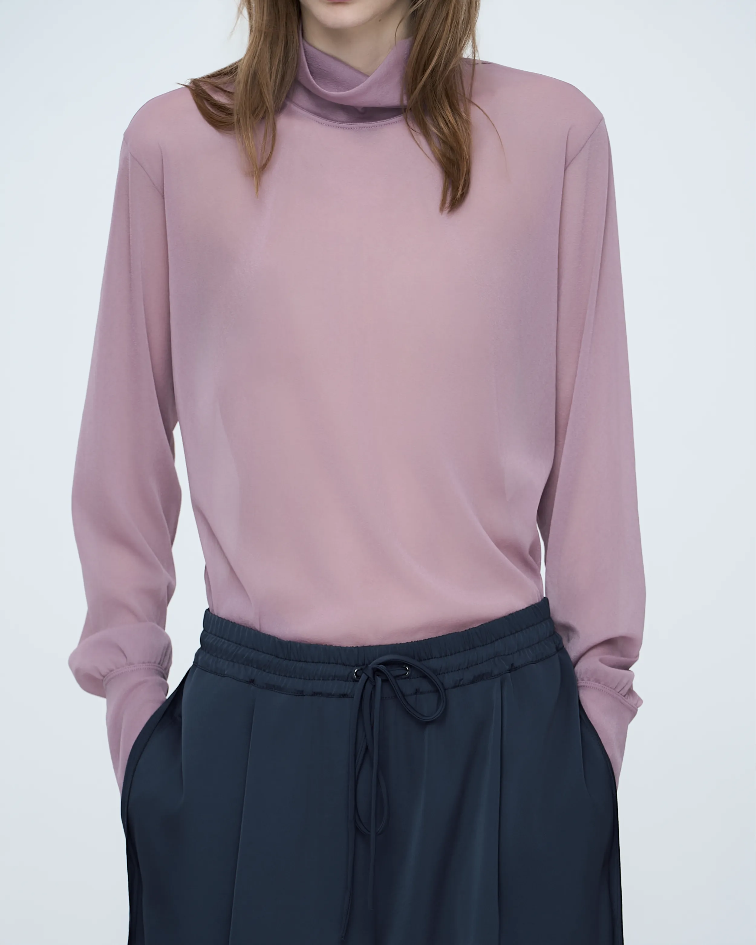 Back-Point Long Sleeve Top sold by SYSTEM product image thumbnail 5