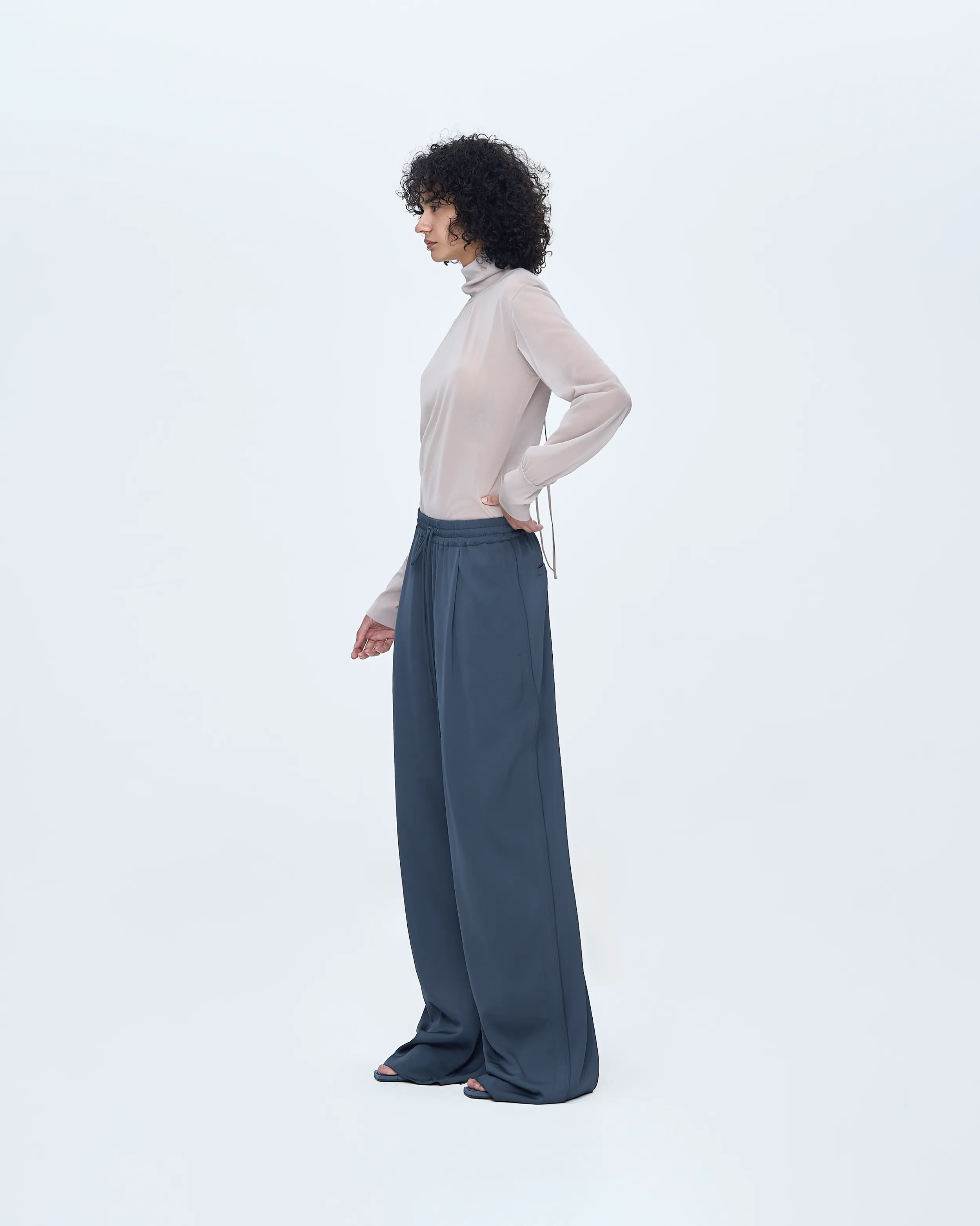 Back-Point Long Sleeve Top sold by SYSTEM product image thumbnail 2