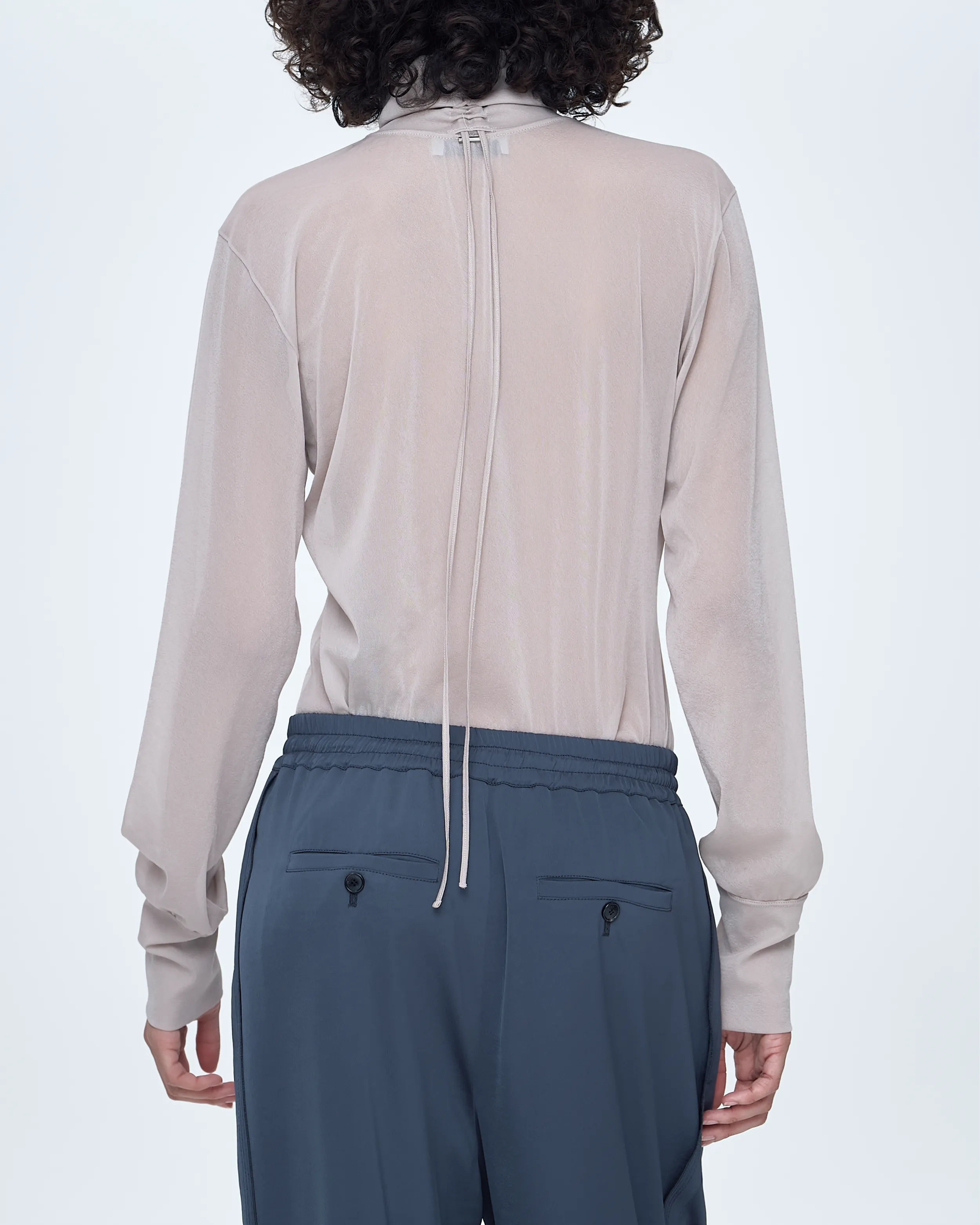 Back-Point Long Sleeve Top sold by SYSTEM product image thumbnail 4