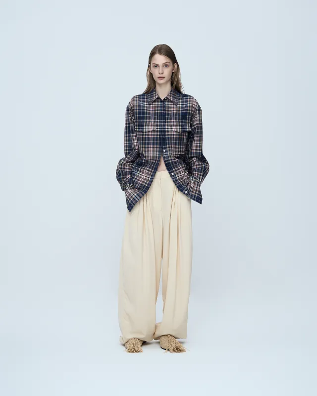 Check Shirt made by SYSTEM