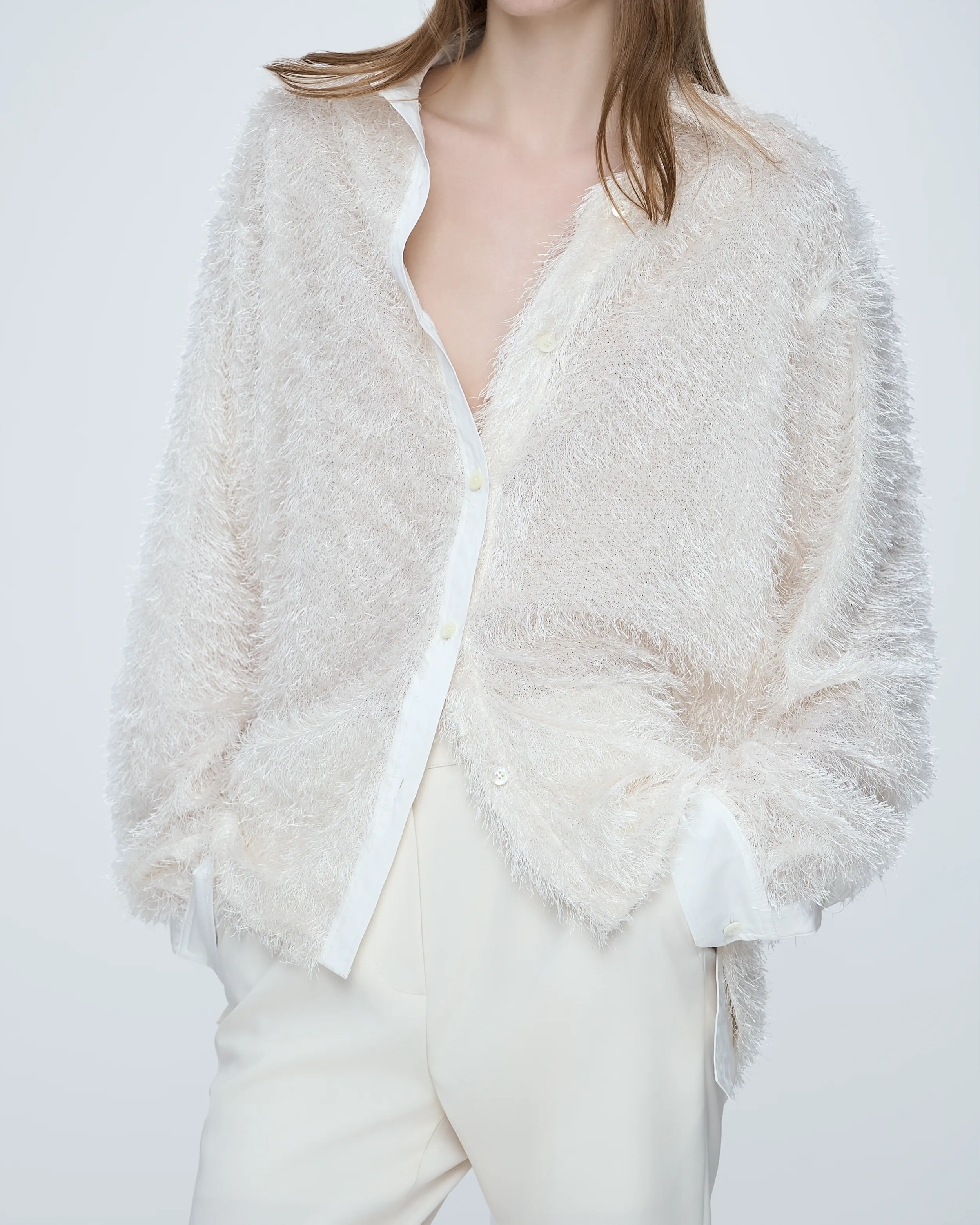 Light Hairy Texture Shirt sold by SYSTEM product image thumbnail 4