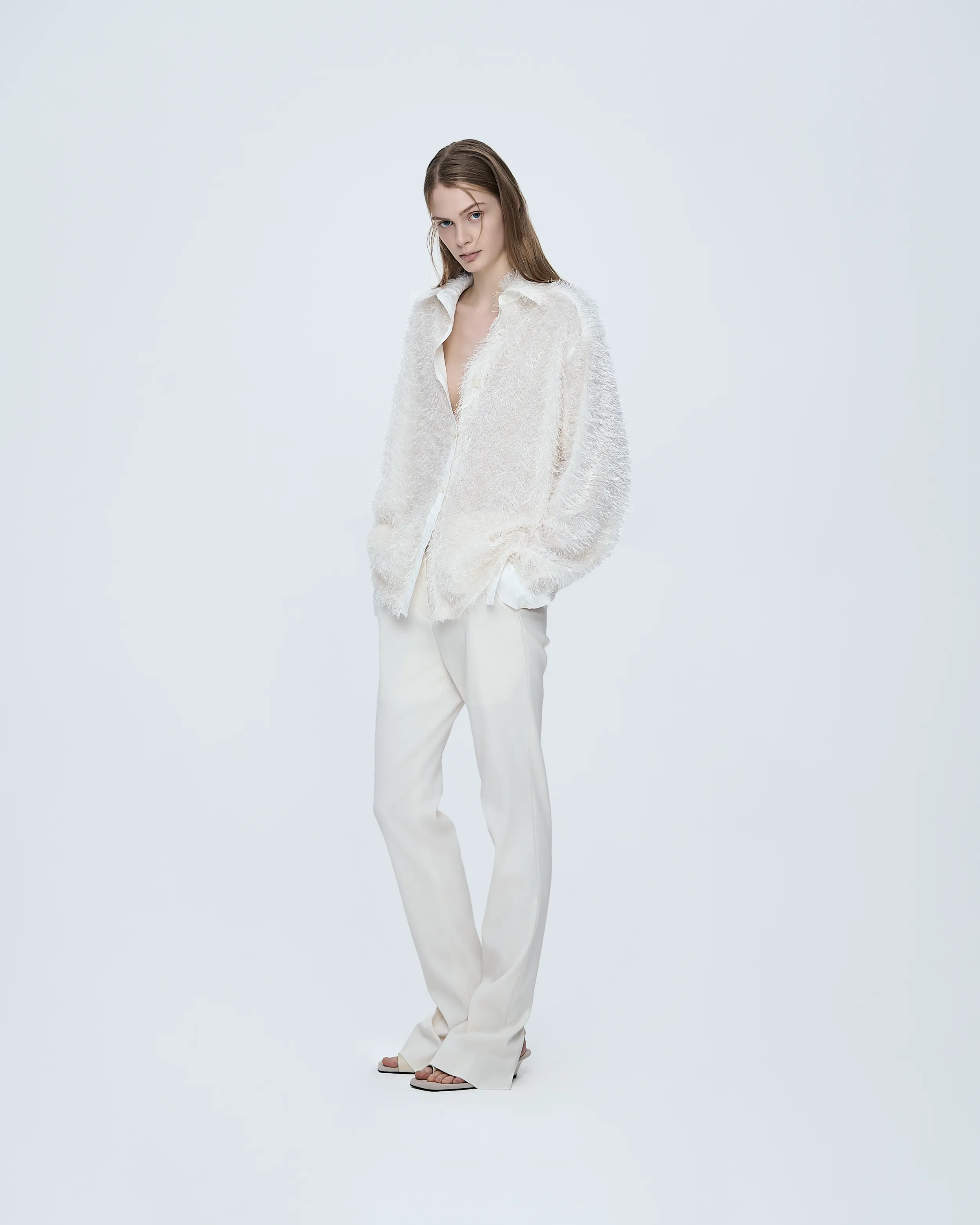 Light Hairy Texture Shirt sold by SYSTEM product image thumbnail 3
