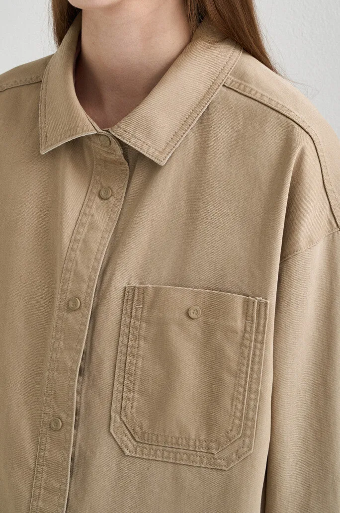 Color-Dyeing Denim Shirt sold by SYSTEM product image thumbnail 3