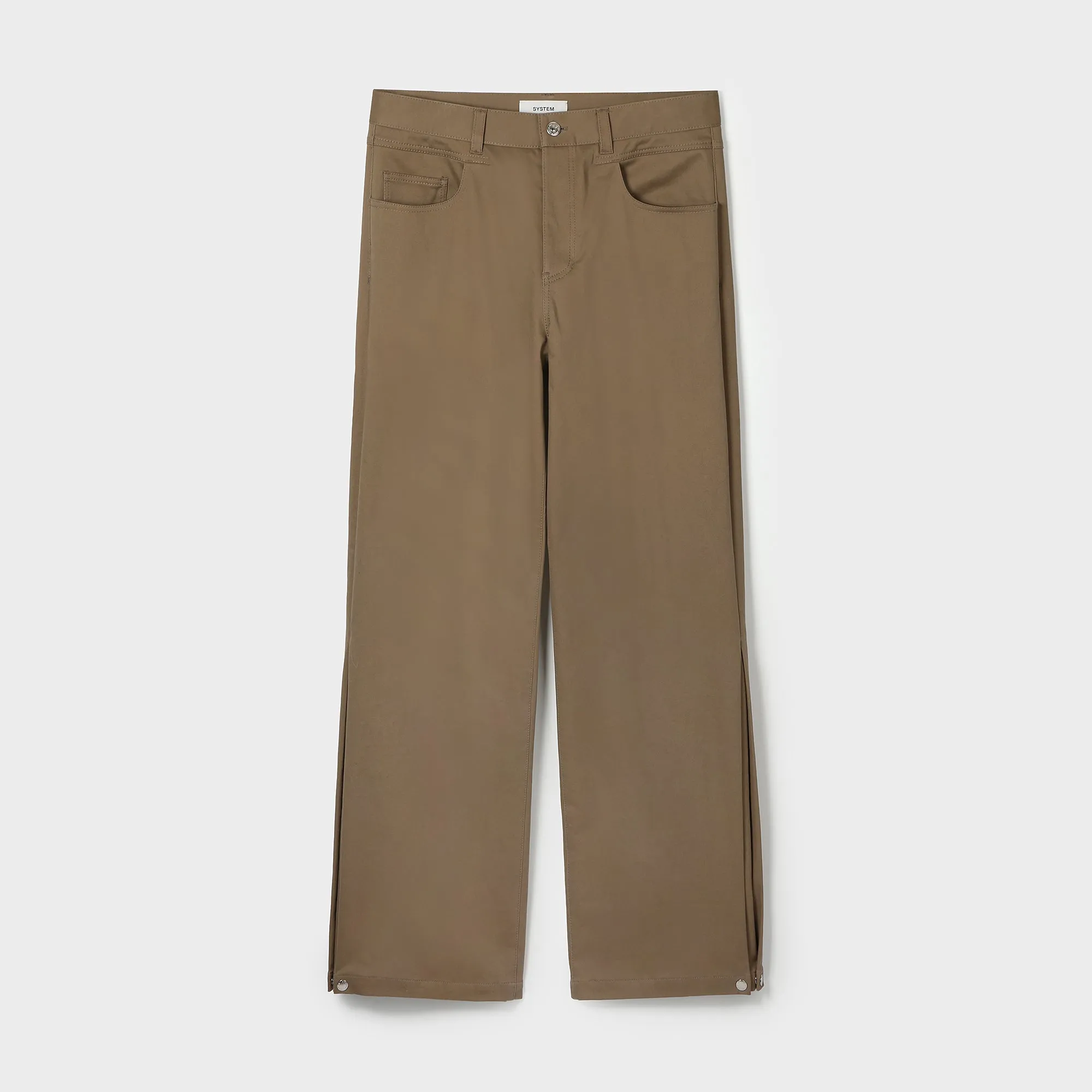 SIDE-PLEATED HEM PANTS sold by SYSTEM product image thumbnail 4