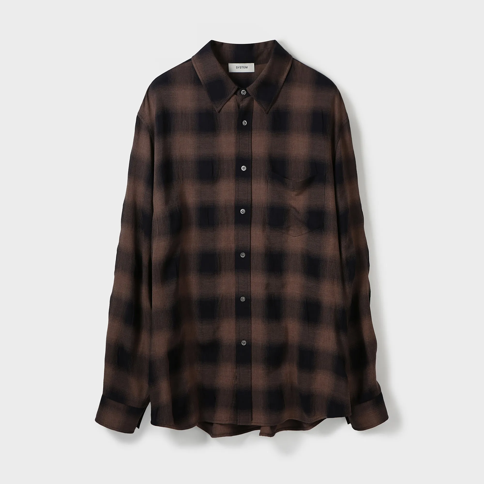 CHECKED SHIRT sold by SYSTEM product image thumbnail 5