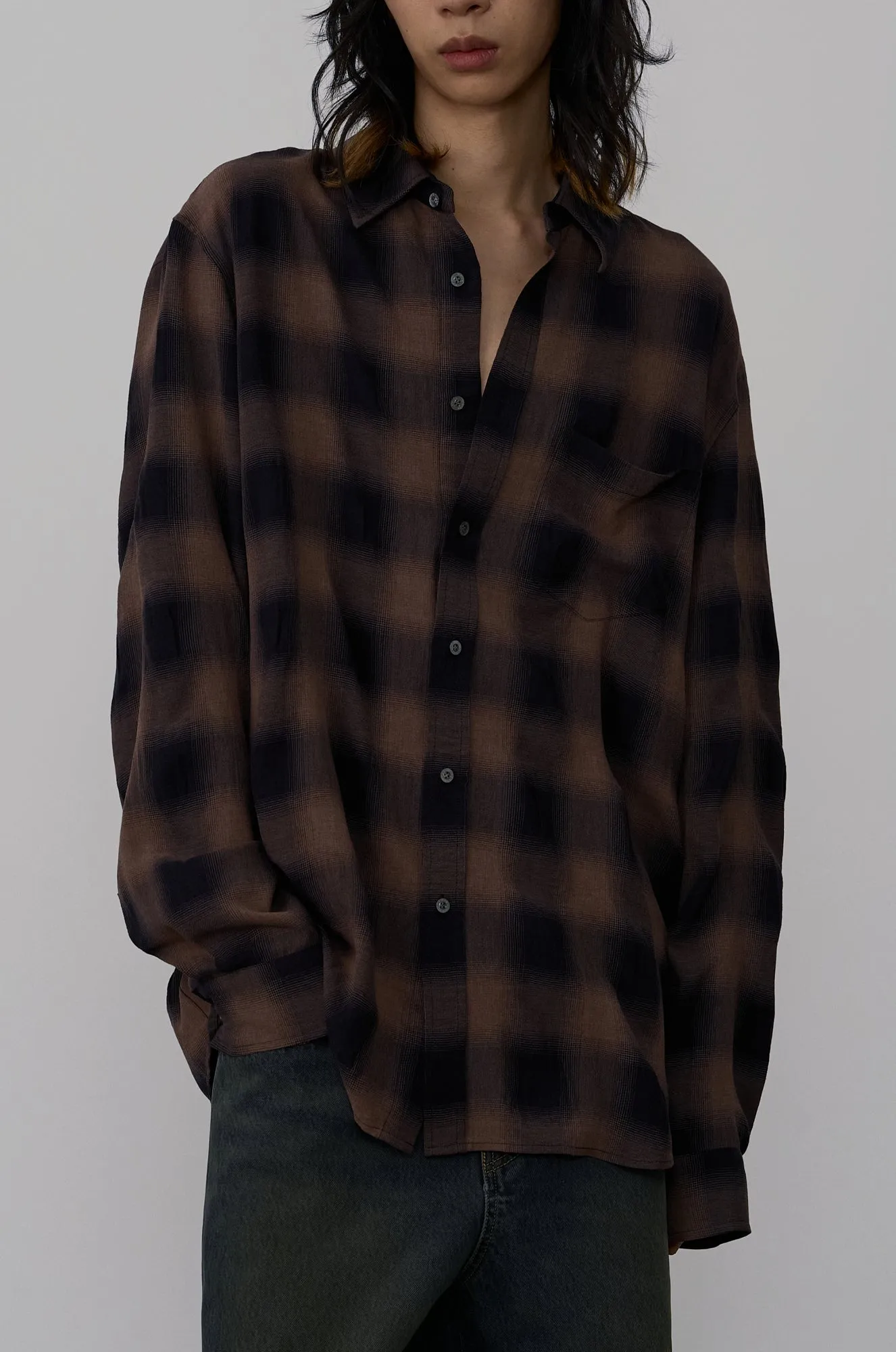 CHECKED SHIRT sold by SYSTEM product image thumbnail 2