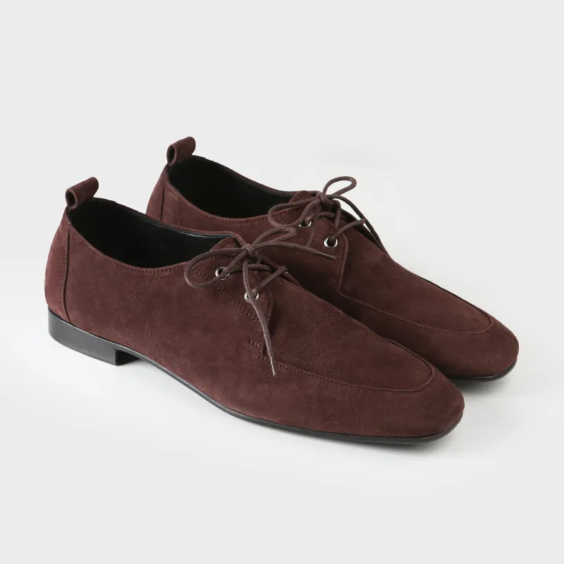 Soft Leather Derby Shoes made by SYSTEM