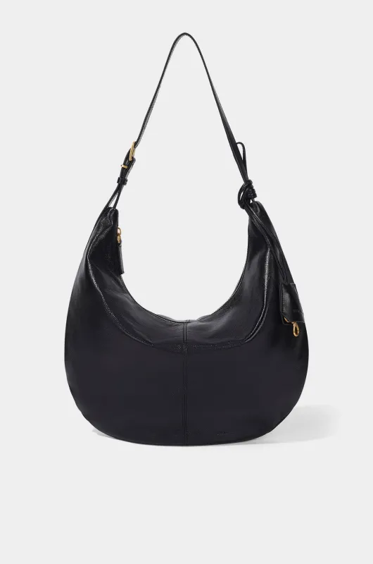 OPUS LAMBSKIN HOBO BAG M made by SYSTEM