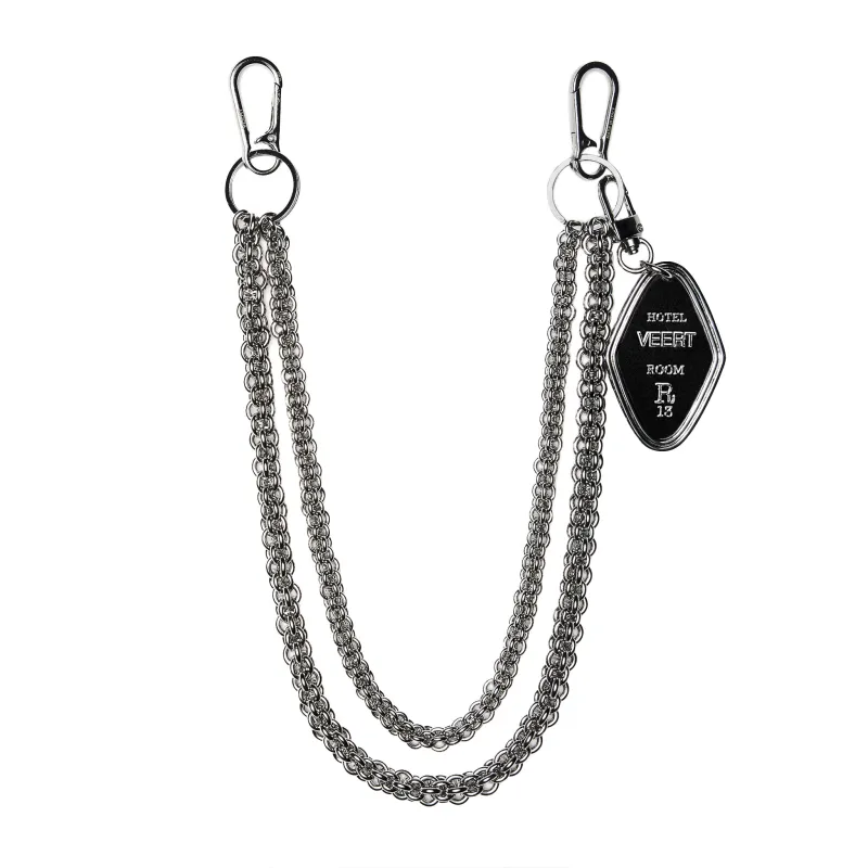 R13 x VEERT Hotel Key Tag Keychain made by VEERT