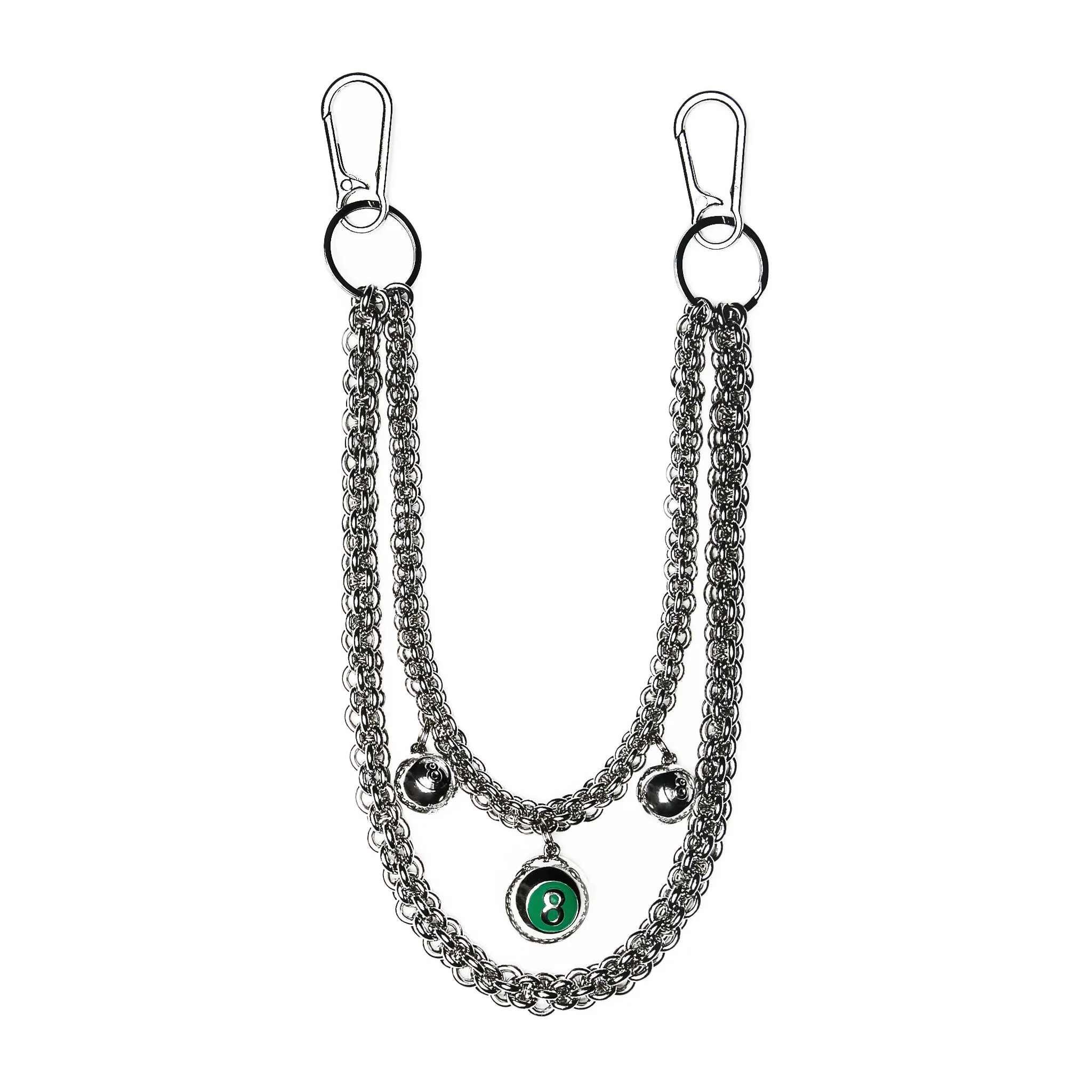 R13 x VEERT 8-Ball Triple Keychain sold by VEERT