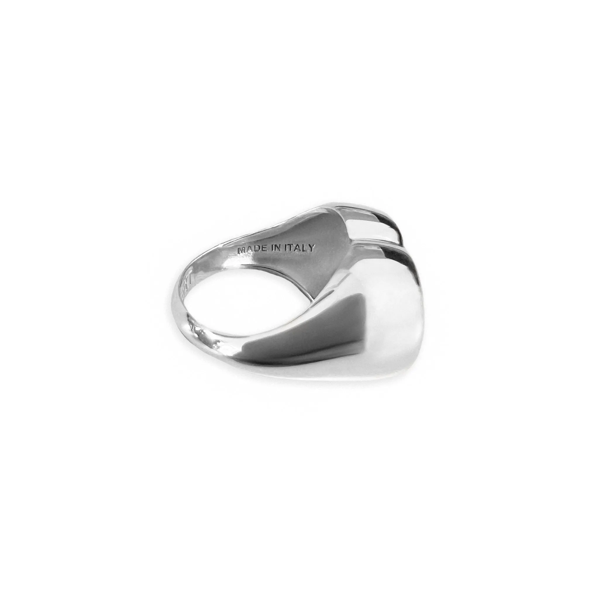 The Macro Heart Ring in White Gold sold by VEERT product image thumbnail 3