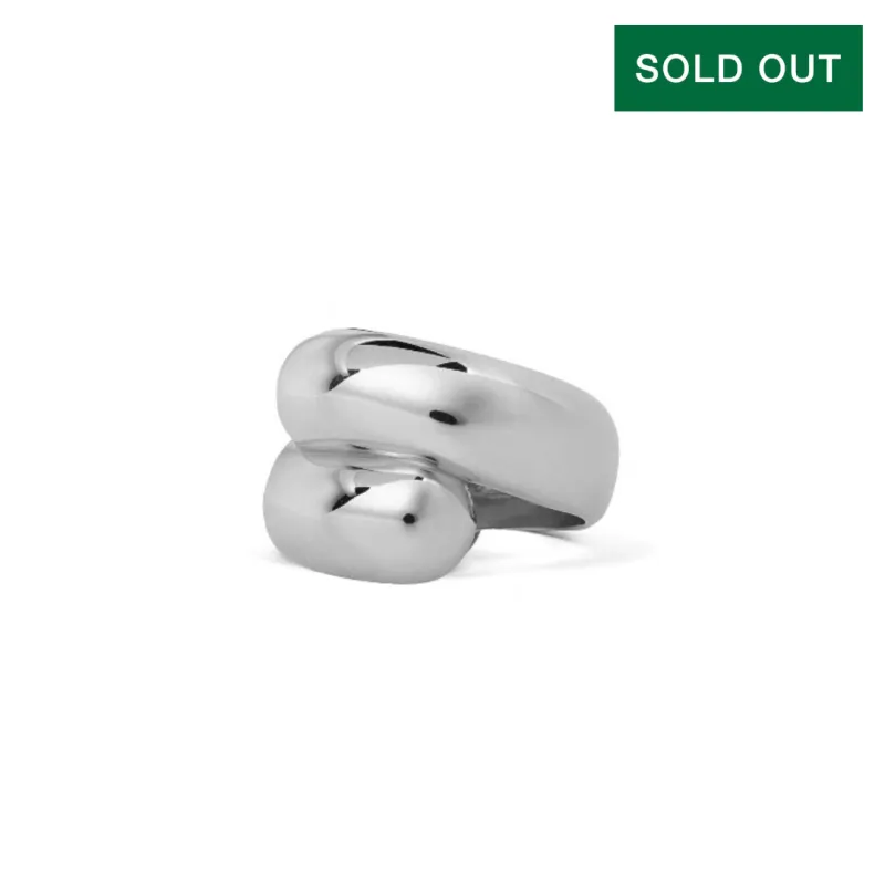 The Wrap Ring in White Gold made by VEERT