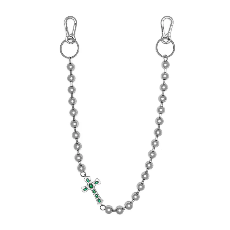 The Ball Cross Key Chain / Wallet Chain made by VEERT
