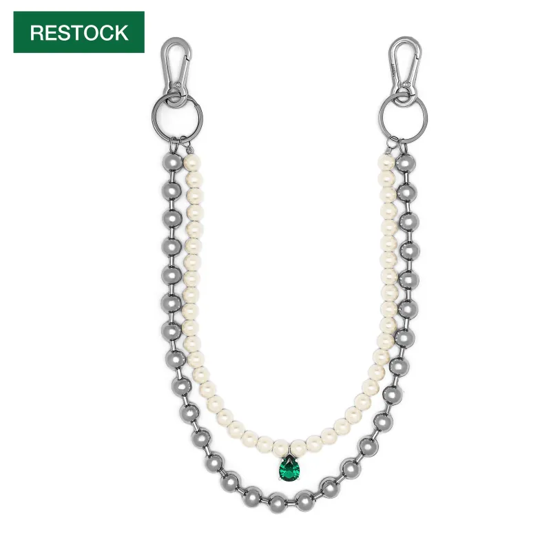 The Ball Pearl Key Chain / Wallet Chain made by VEERT
