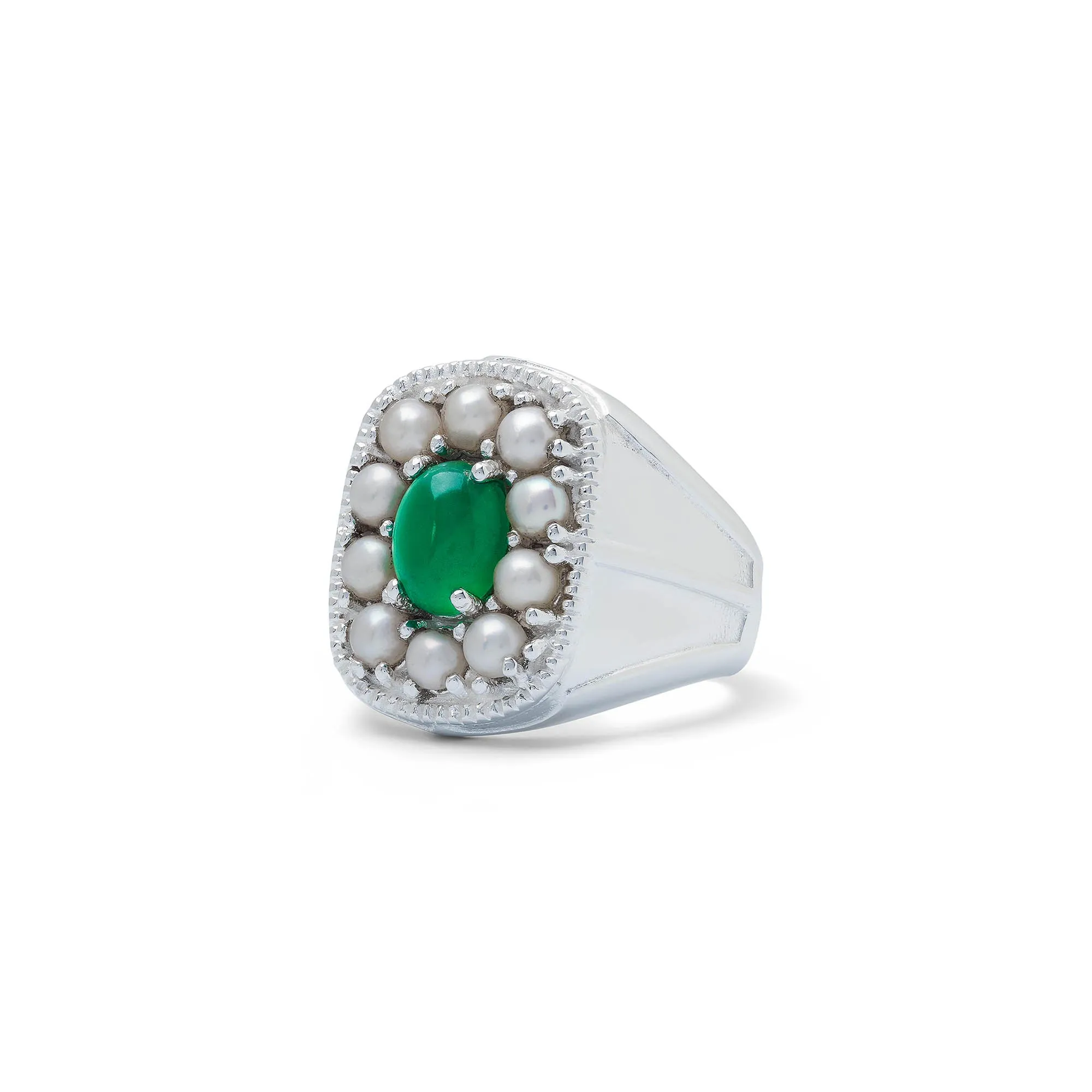 The Royal Signet Ring in White Gold sold by VEERT