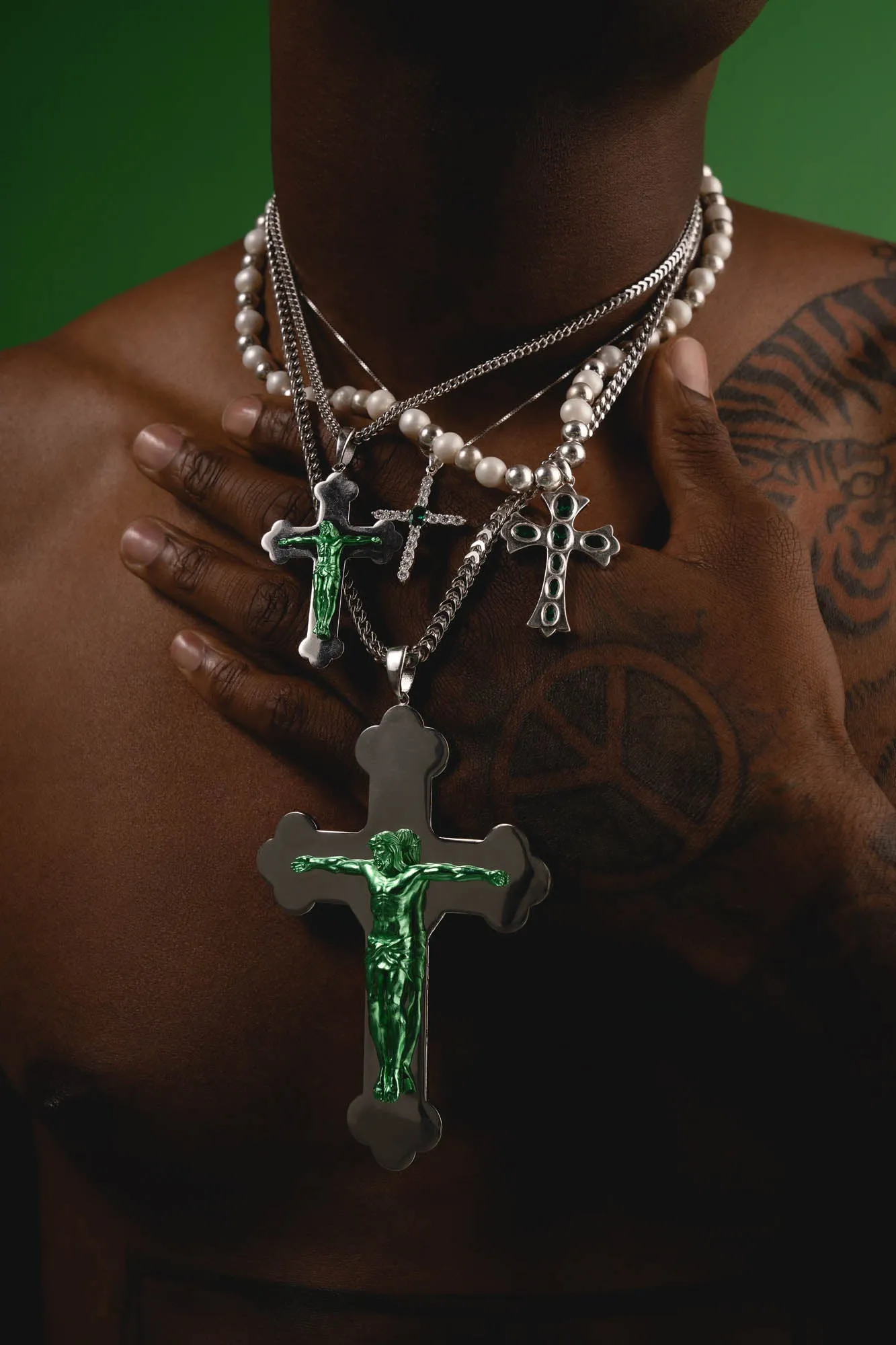 The XL Jesus Piece in White Gold sold by VEERT product image thumbnail 5