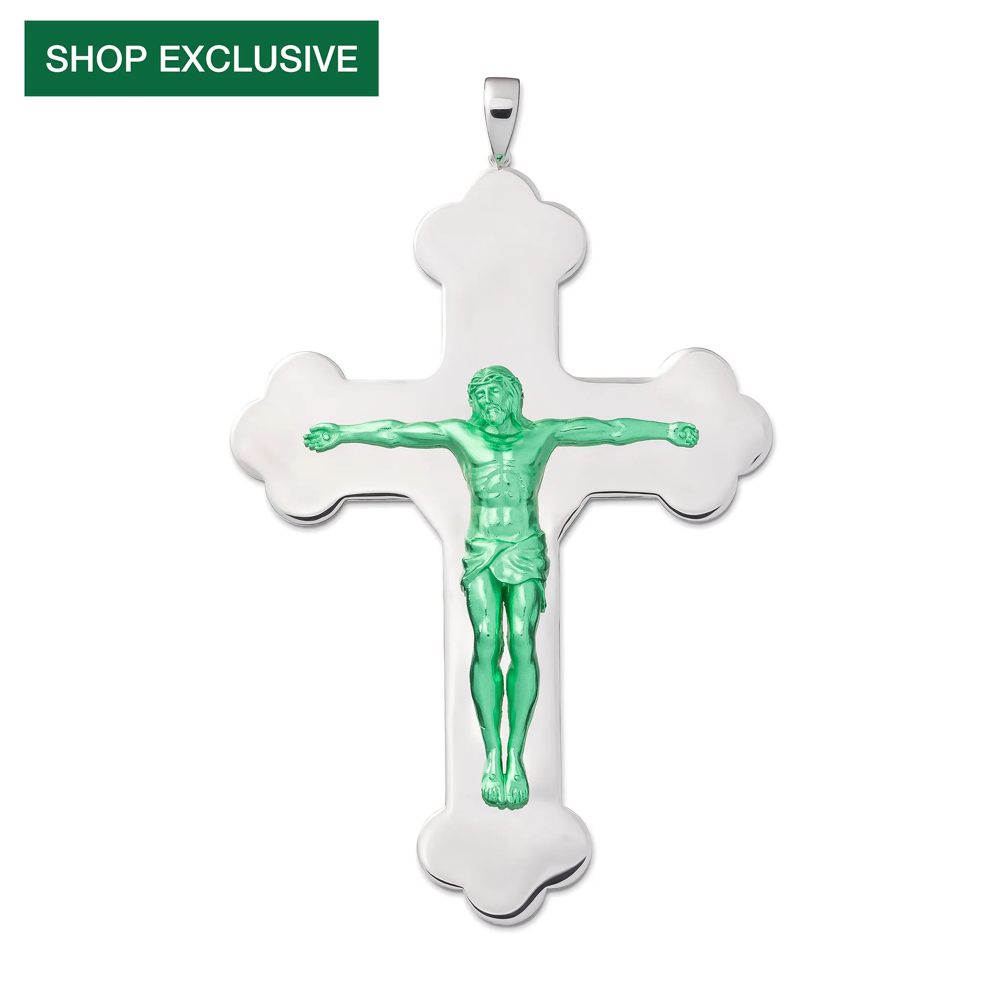 The XL Jesus Piece in White Gold sold by VEERT