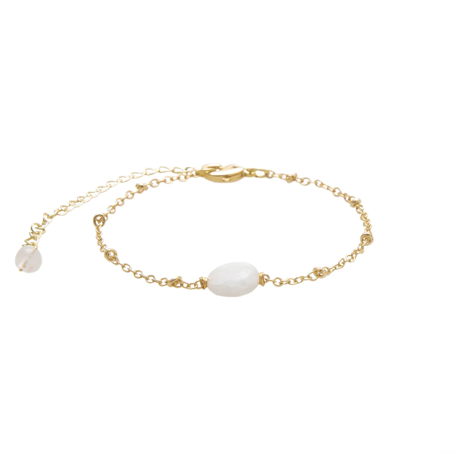 Moonstone Stone of the Earth Bracelet sold by Lotus & Luna